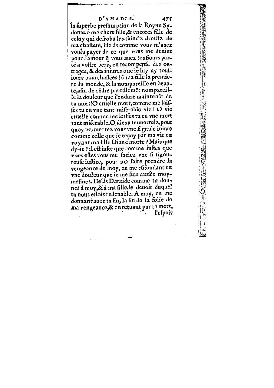 1572 - Veuve Gabriel Cotier - Trésor des Amadis - BM Lyon