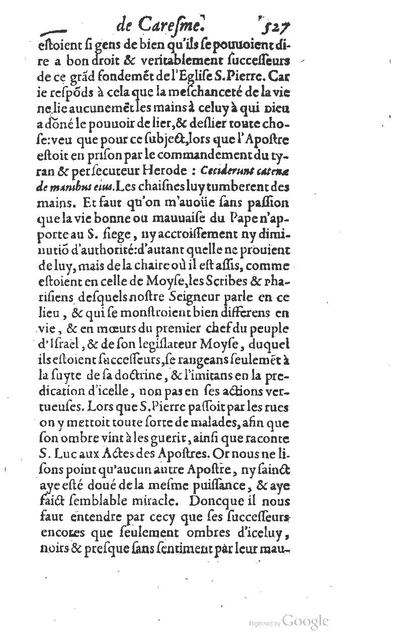 1607 - Nicolas Du Fossé - Trésor quadragésimal - T 01 - BM Lyon