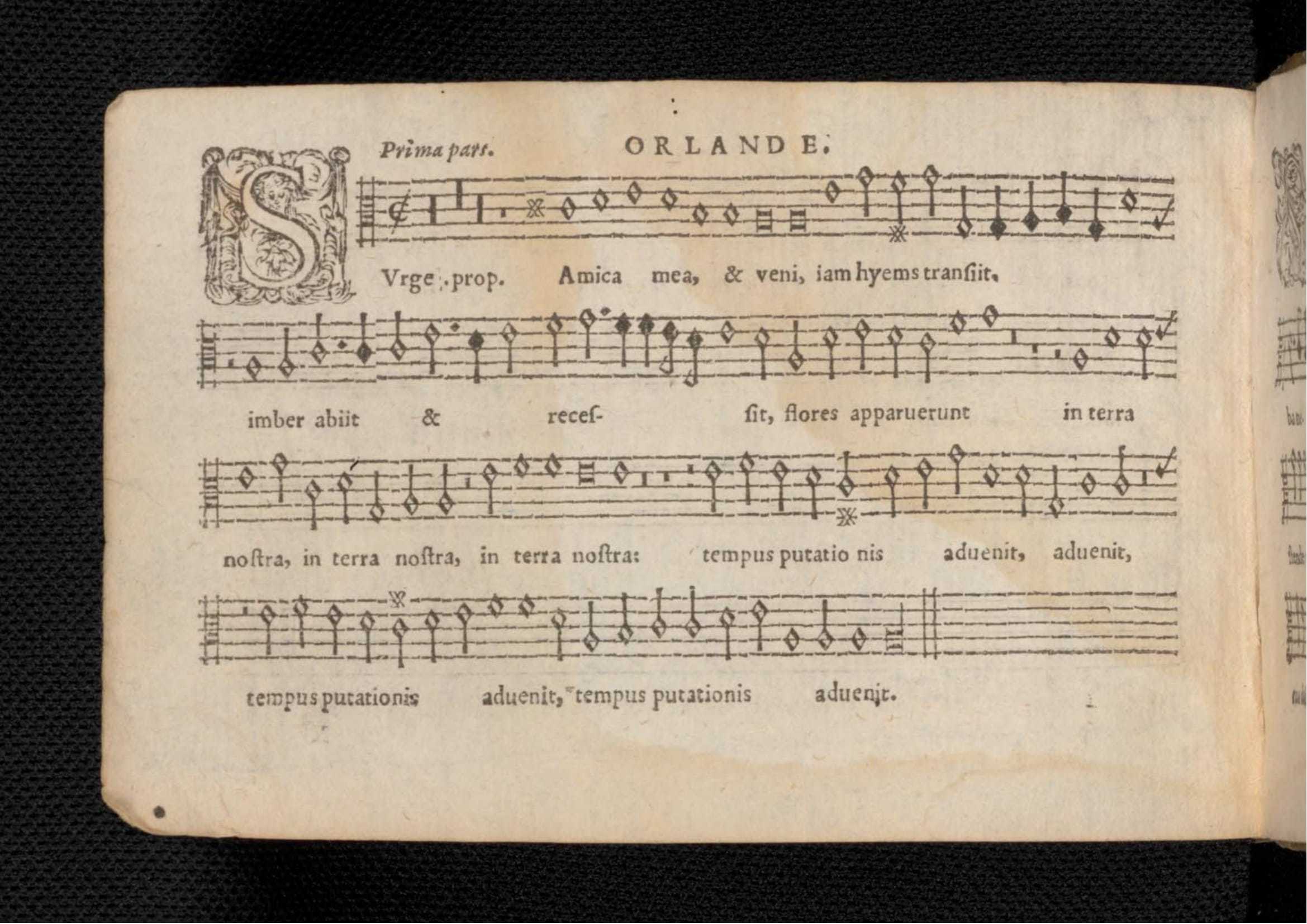1576 - [Pierre de Saint-André] - Trésor de musique d’Orlande de Lassus Tenor - KBR Bruxelles