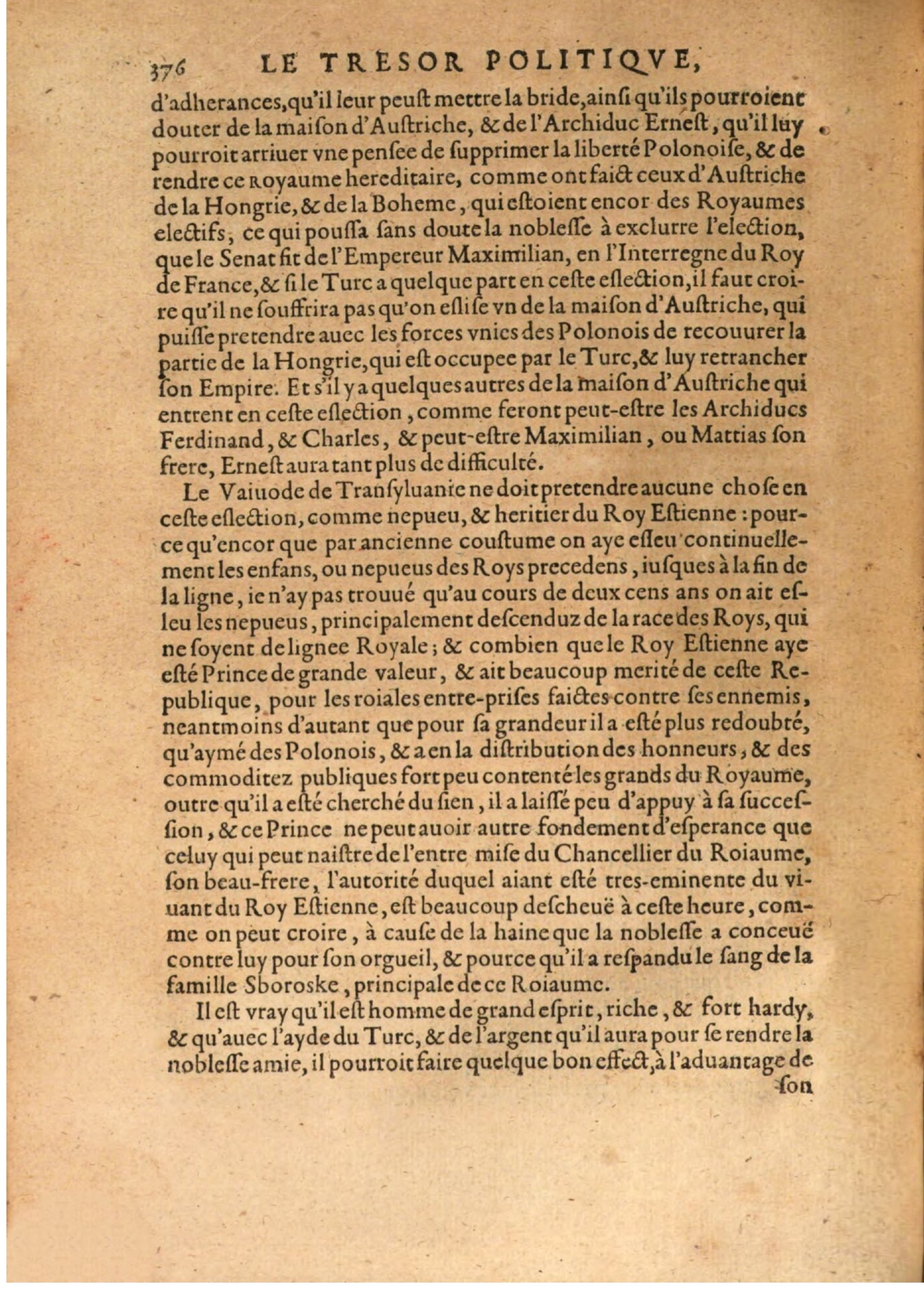 1608 - Nicolas Du Fossé - Trésor politique - BSB Munich 1608 - Nicolas Du Fossé - Trésor politique - BSB Munich