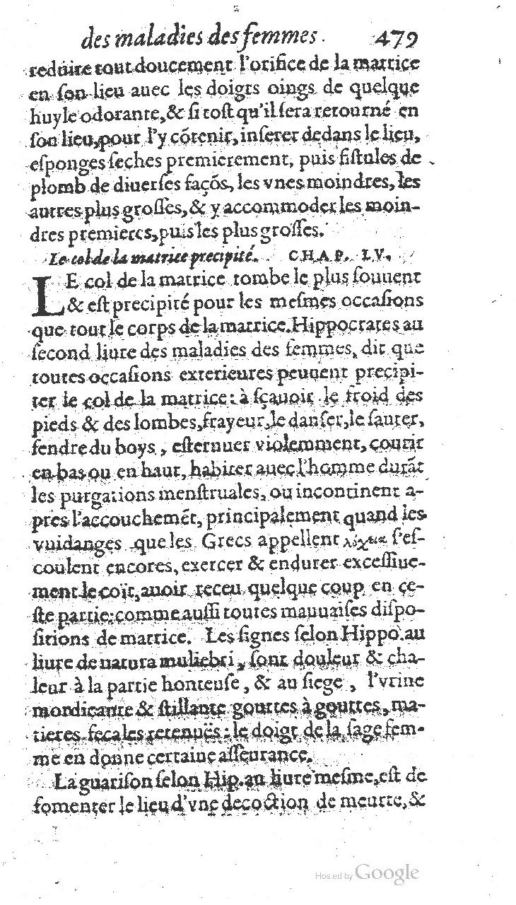 1585 - Jacques du Puis - Trésor des remèdes secrets pour les maladies des femmes - BnF 1585 - Jacques du Puis - Trésor des remèdes secrets pour les maladies des femmes - BnF