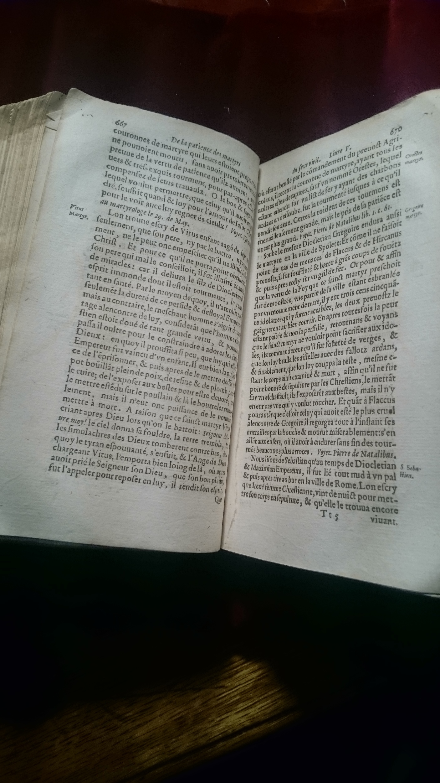 1596 - Jean Bogart - Trésor des faits et dits mémorables des hommes saints et illustres - BM Amiens