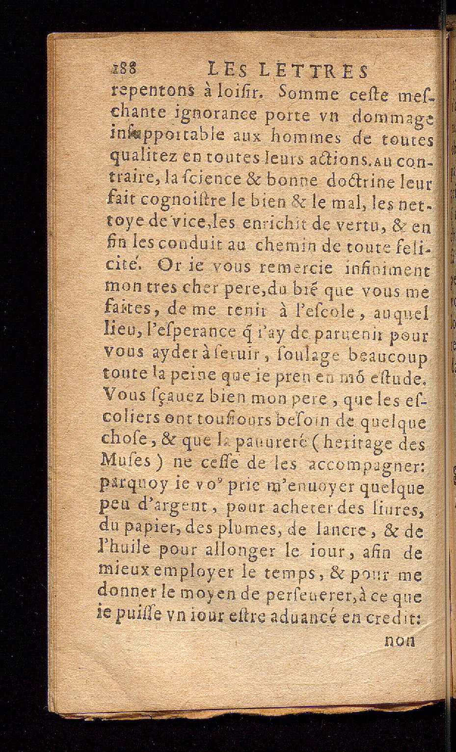 1614 - Barthélemy Vincent - Élite et Trésor des lettres missives - Bâle