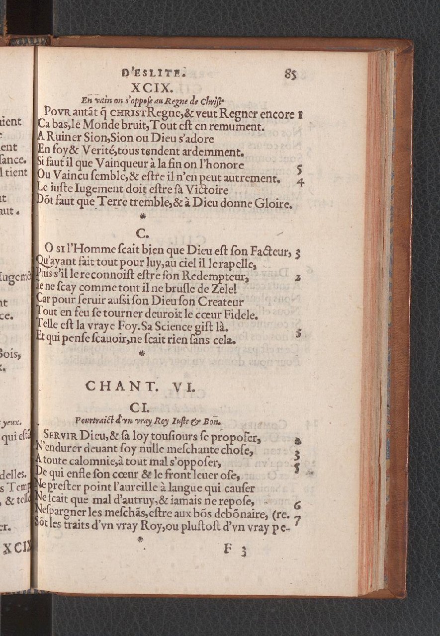 1577 - Jean de Laon - Trésor des 150 psaumes de David - Genève