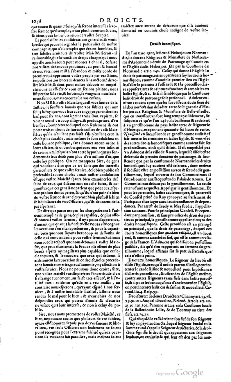1629 - Veuve Nicolas Buon - Trésor du droit français (29620 T. 1) - BM Lyon