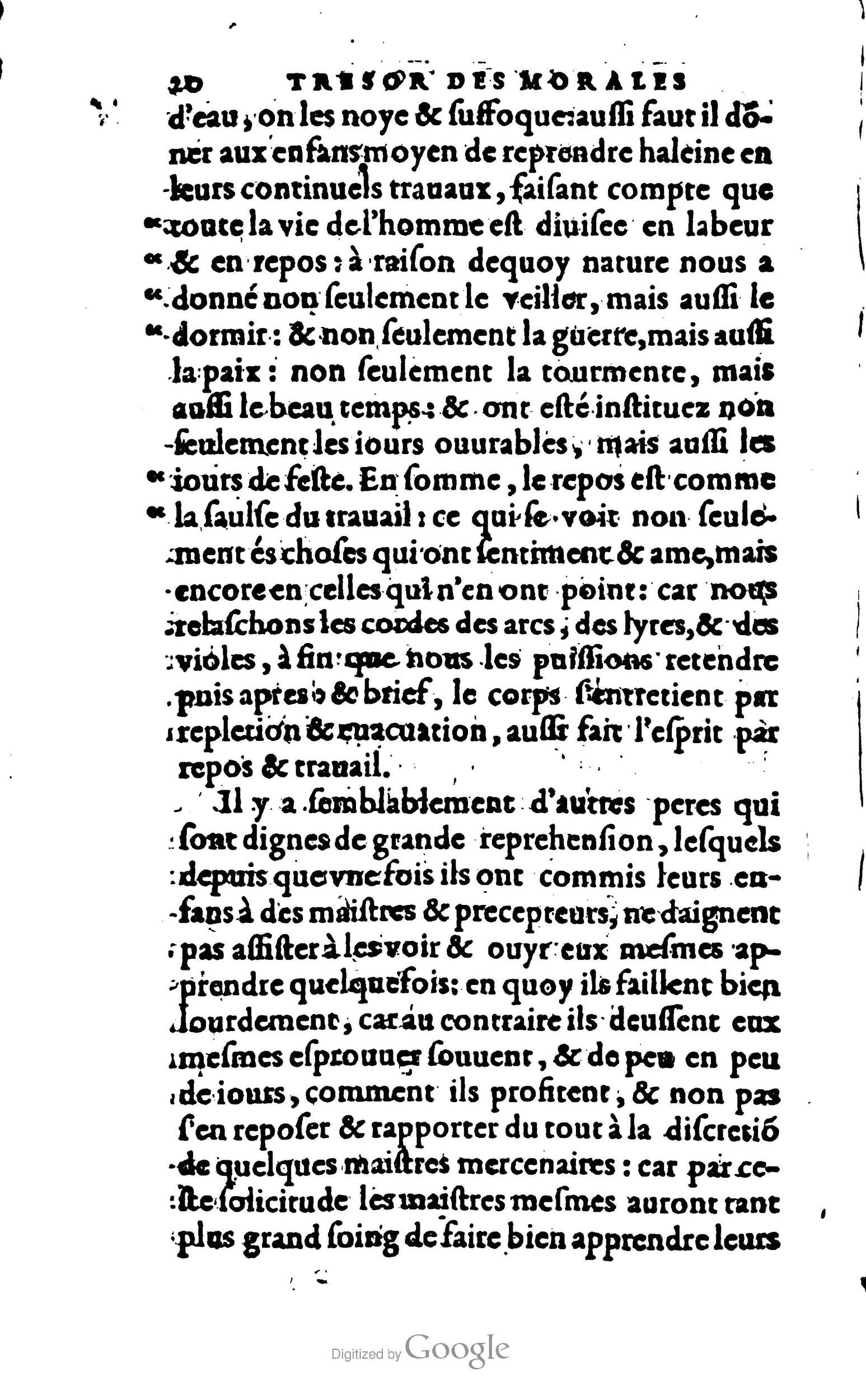1578 - Jean Poupy - Trésor des morales de Plutarque - BSB Munich
