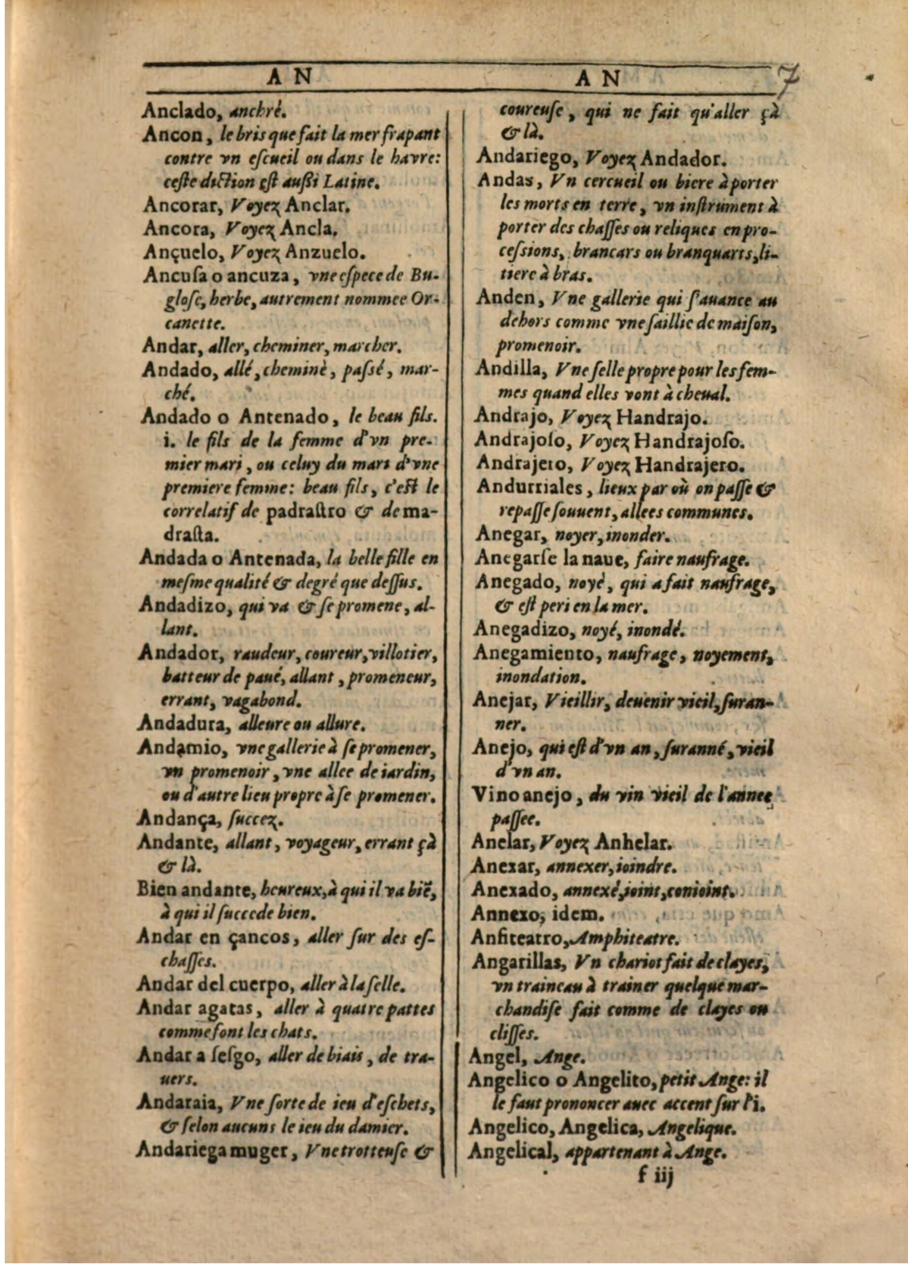 1607 - Marc Orry - Trésor des deux langues espagnole et française (Première partie) - BSB Munich 1607 - Marc Orry - Trésor des deux langues espagnole et française (Première partie) - BSB Munich