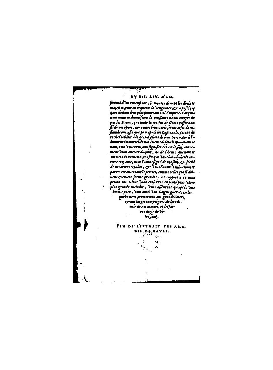 1560 - Christophe Plantin - Trésor des Amadis - BnF