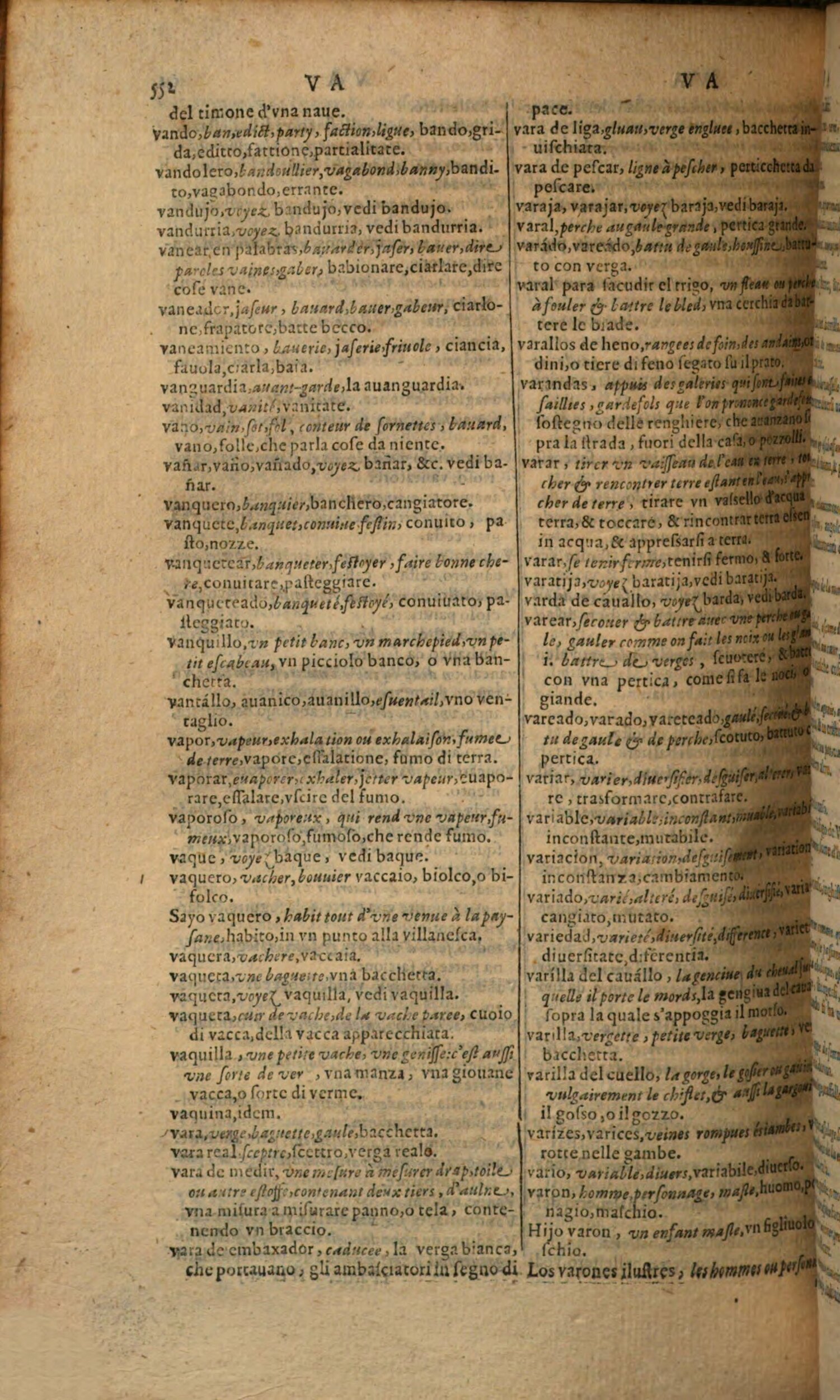 1617 - Samuel Crespin - Trésor des trois langues espagnole, française et italienne (Première partie) - Regensburg