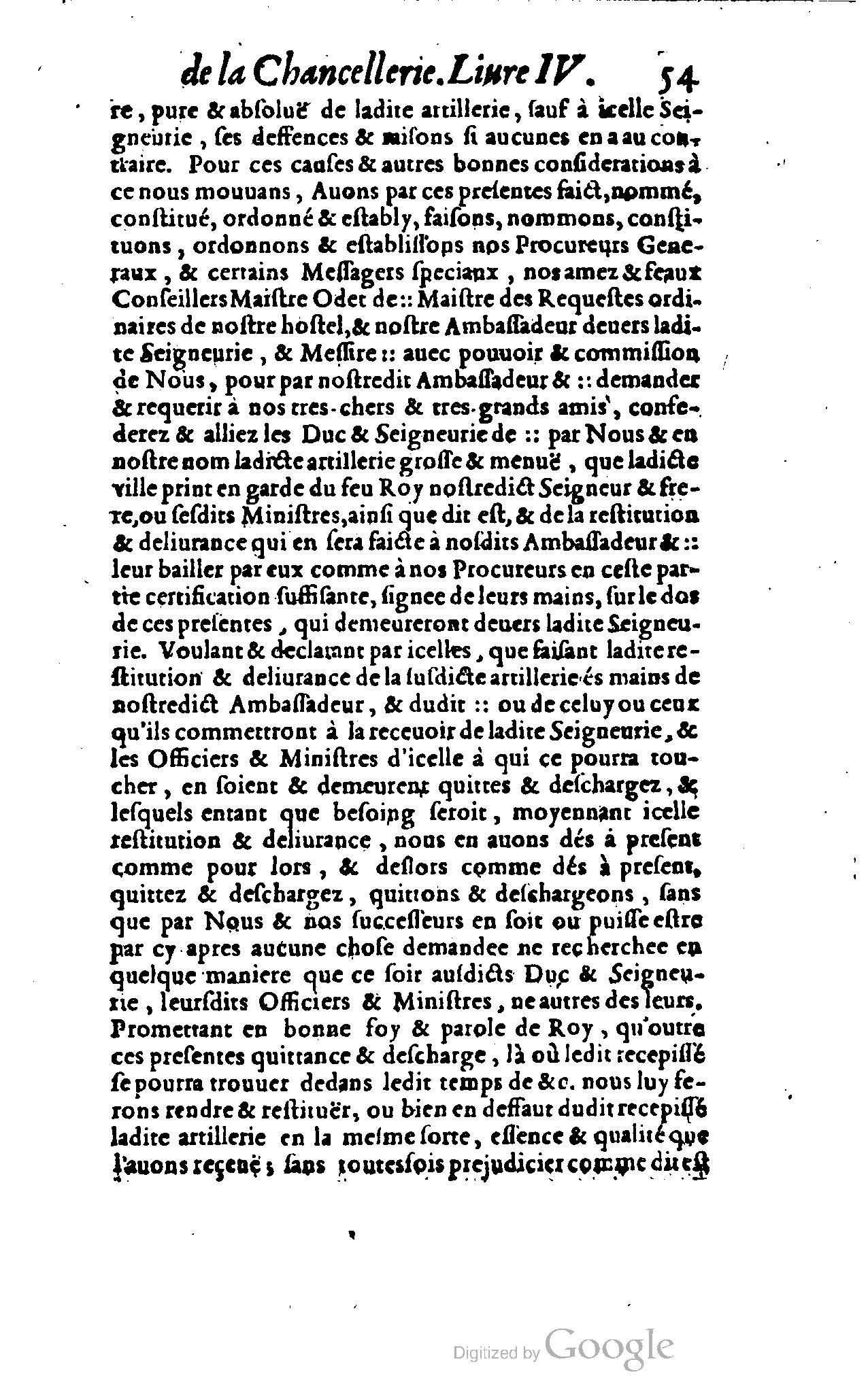 1614 - Jean Richer - Trésor du nouveau style et protocole de la chancellerie de France - BSB Munich