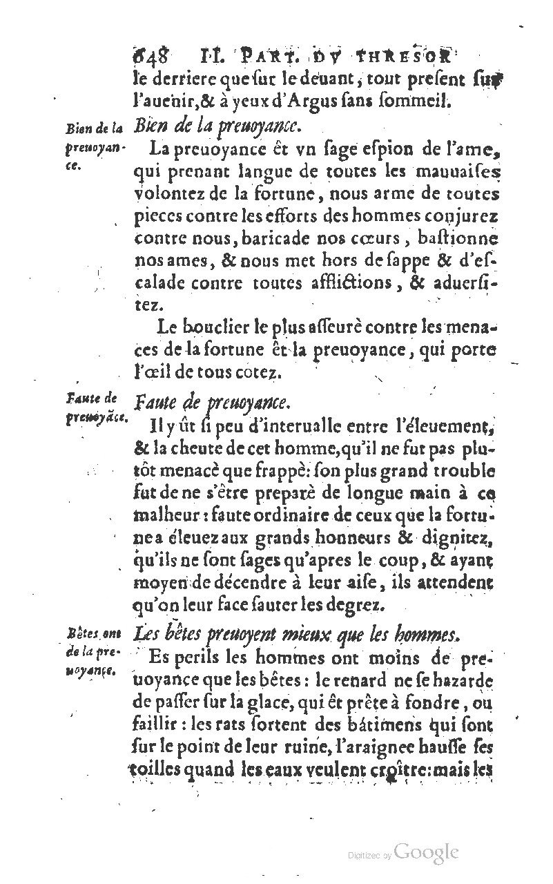 1610 - Louis Coste - Trésor de l’éloquence française (Seconde partie) - BM Lyon