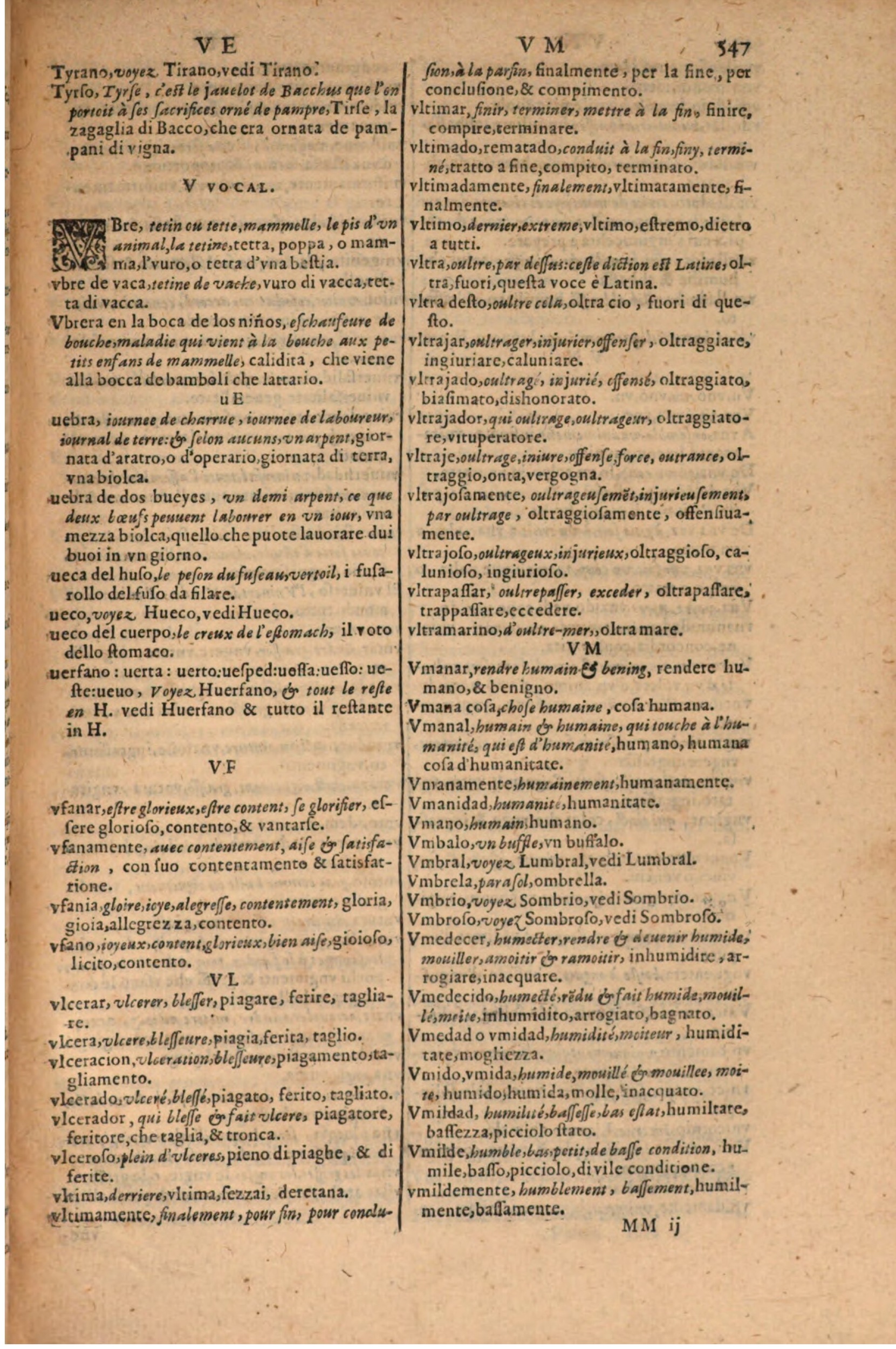 1606 - Samuel Crespin - Thresor des trois langues, francoise, italiene et espagnolle - BSB Munich 1606 - Samuel Crespin - Thresor des trois langues, francoise, italiene et espagnolle - BSB Munich