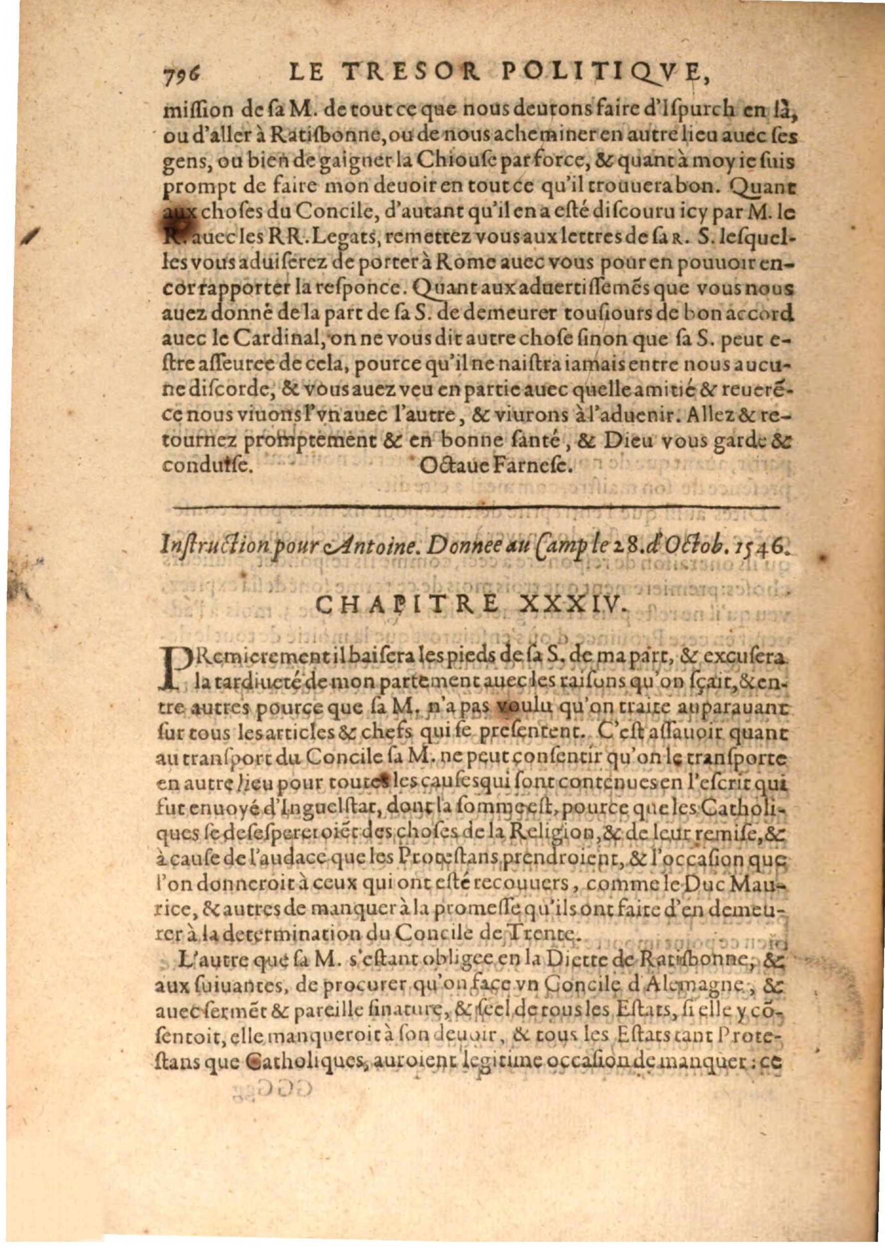 1608 - Nicolas Du Fossé - Trésor politique - BSB Munich