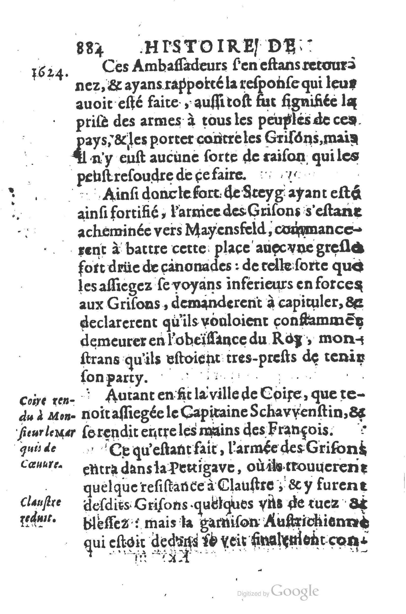 1626 - Joseph Bouillerot - Trésor de l’histoire générale de notre temps - BSB Munich