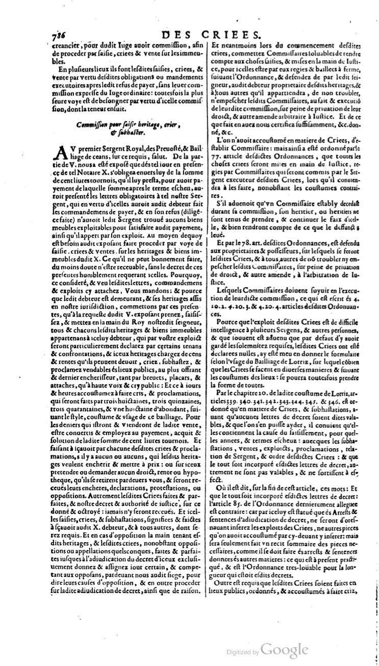 1629 - Veuve Nicolas Buon - Trésor du droit français (21754 T. 1) - BM Lyon