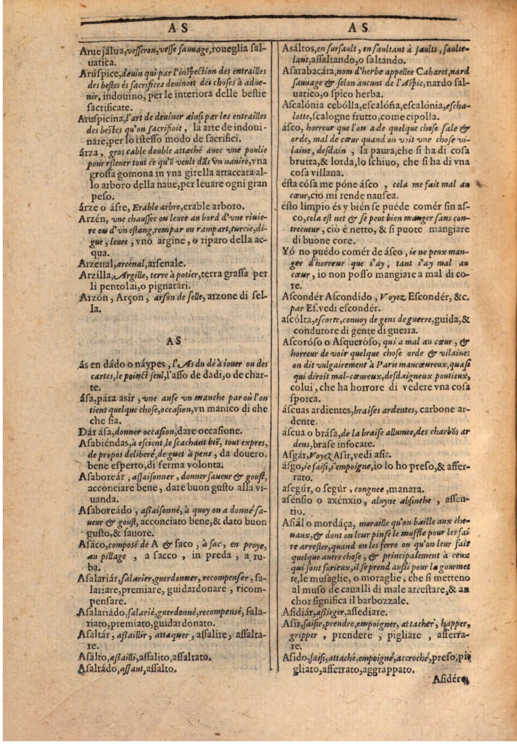 1609 - Philippe Albert et Alexandre Pernet - Trésor des trois langues française, italienne et espagnole (Première partie) - BSB Munich 1609 - Philippe Albert et Alexandre Pernet - Trésor des trois langues française, italienne et espagnole (Première partie) - BSB Munich