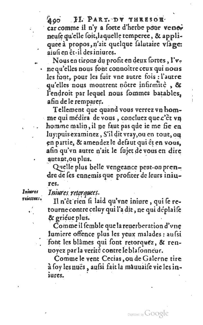 1610 - Louis Coste - Trésor de l’éloquence française (Seconde partie) - BM Lyon