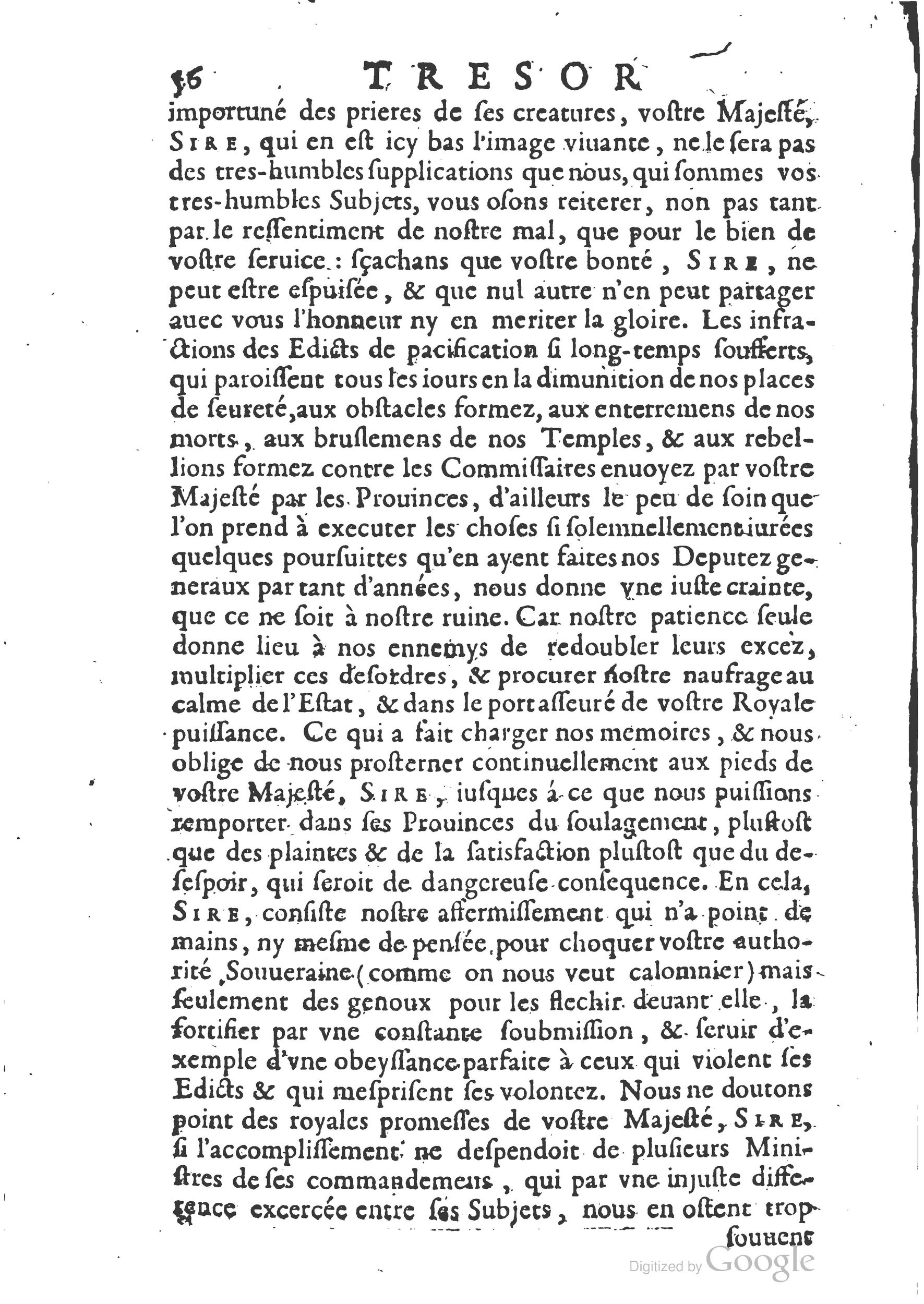 1654 - Michel Bobin - Trésor des harangues, remontrances et oraisons funèbres - BM Lyon