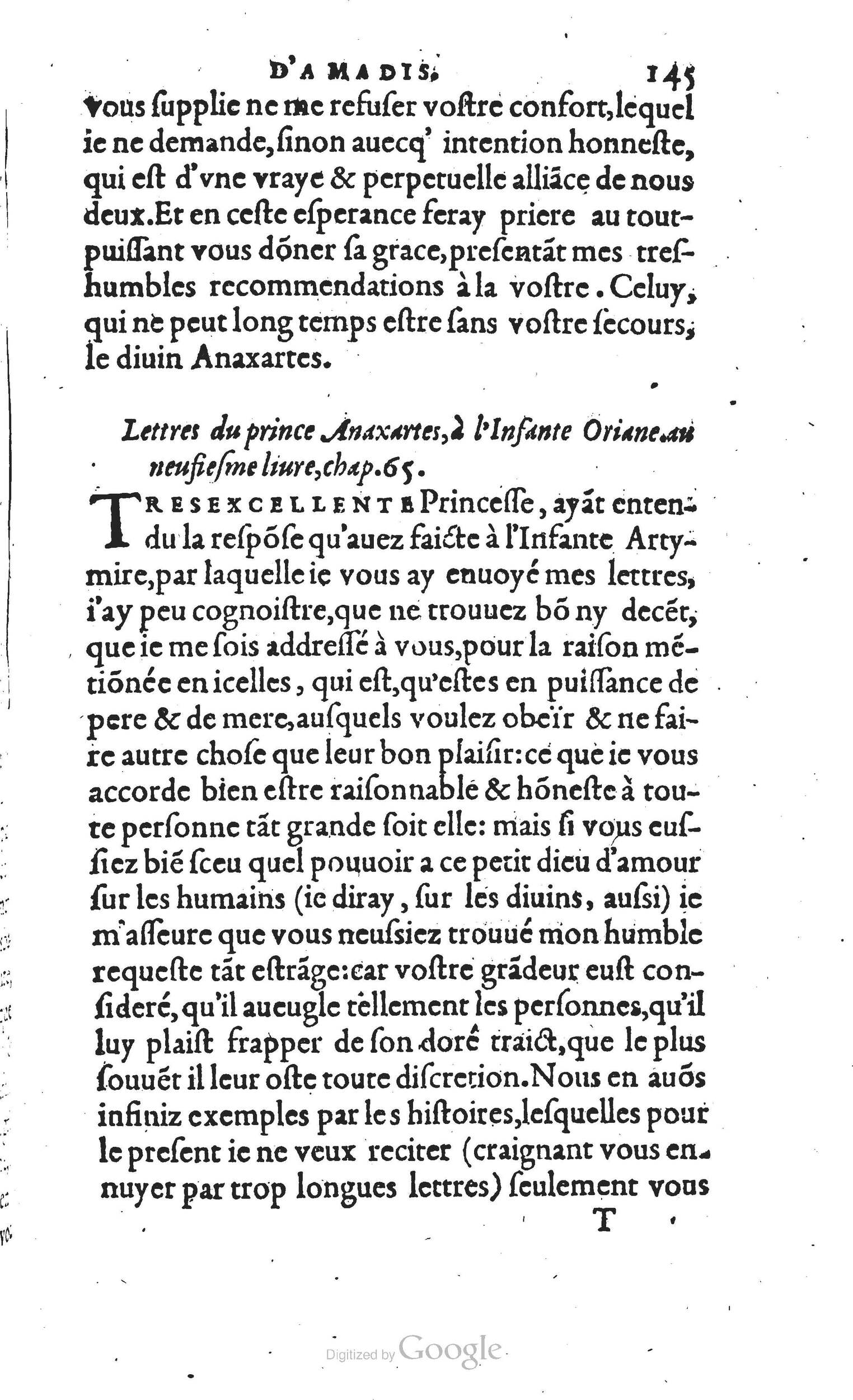 1560 - Vincent Sertenas et Gilles Robinot - Trésor des Amadis - British Library