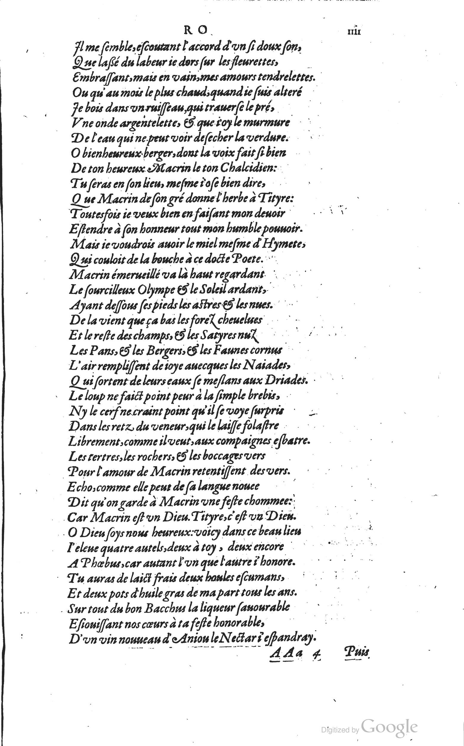 1585 - Barthélemy Honorat - Bibliothèques françaises - BSB Munich