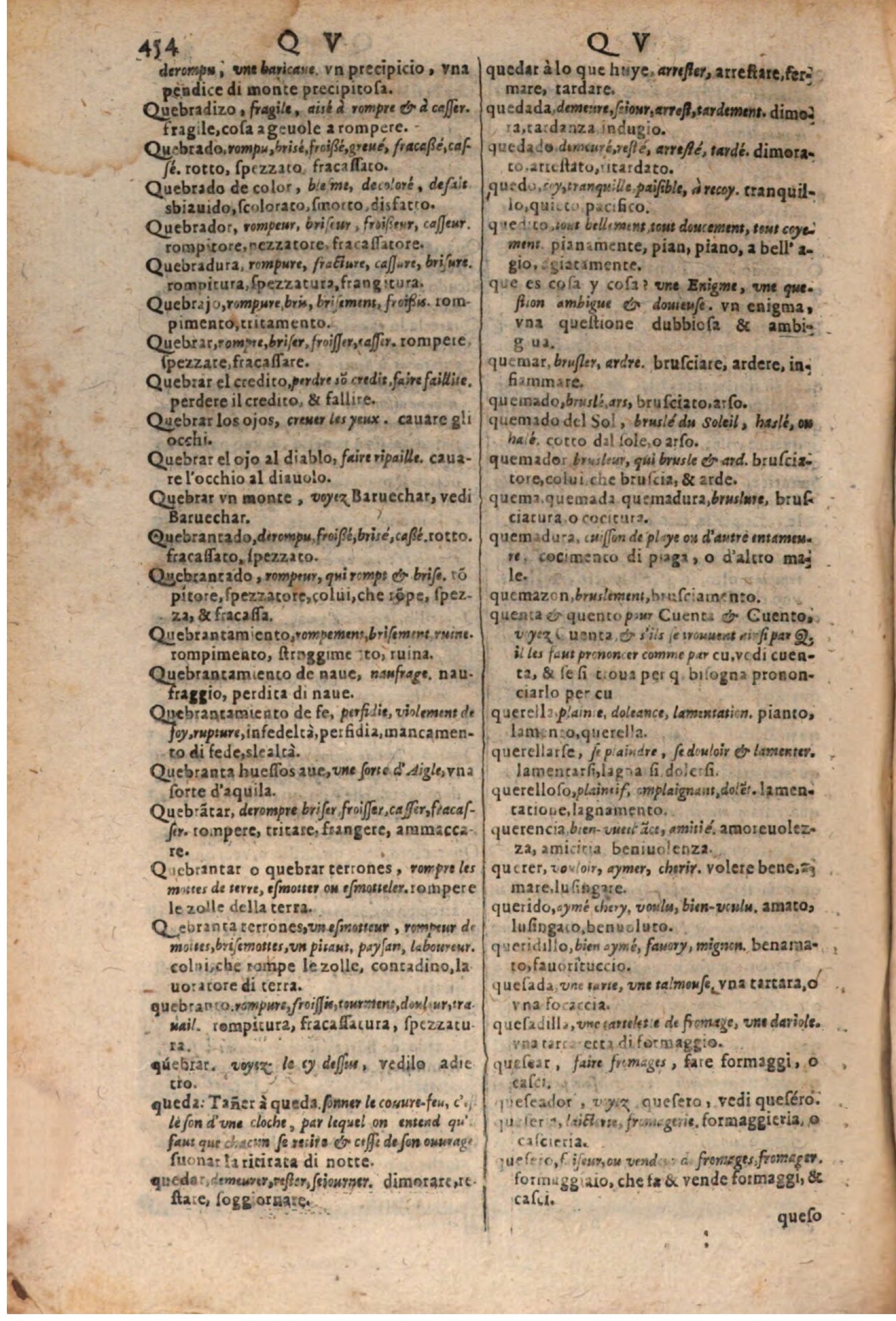 1637 - Jacques Crespin - Trésor des trois langues (Trois parties) - BSB Munich