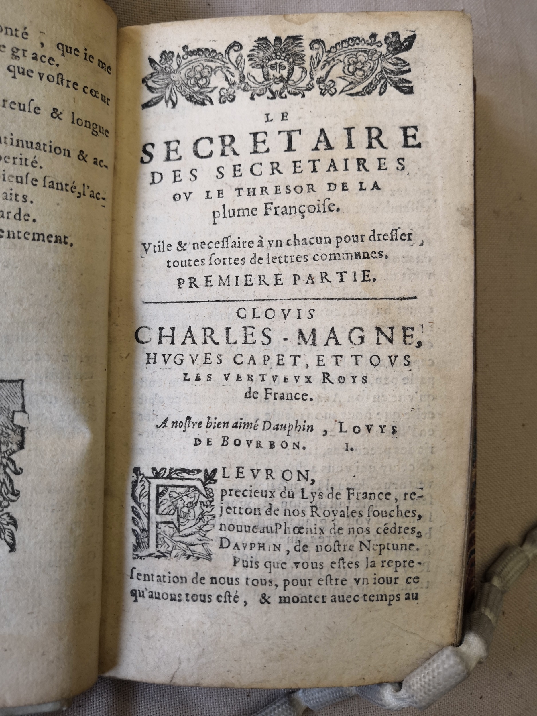 1615 - David Geoffroy - Secrétaire des secrétaires ou le Trésor de la plume française - KBR Bruxelles 1615 - David Geoffroy - Secrétaire des secrétaires ou le Trésor de la plume française - KBR Bruxelles