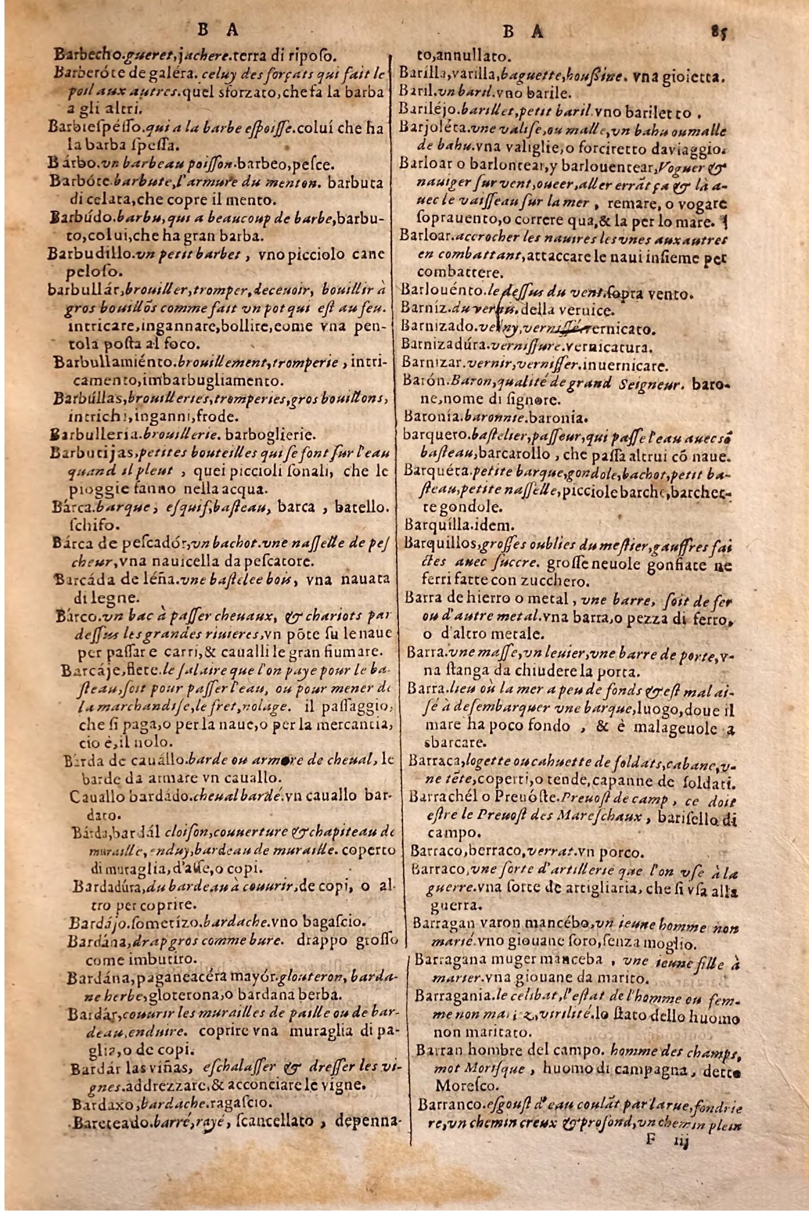 1627 - Jacques Crespin - Trésor des trois langues - Regensburg