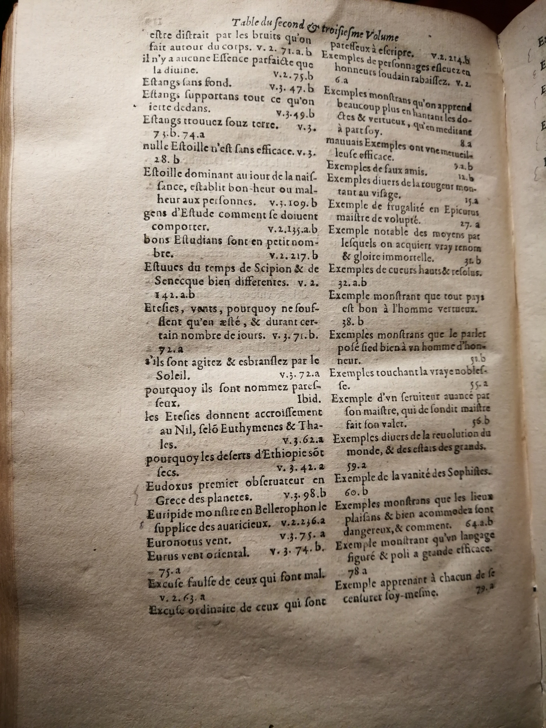 1595 - Jean Houzé - Œuvres morales et mêlées de Sénèque, Trésor de philosophie morale - T. 3 - BnF