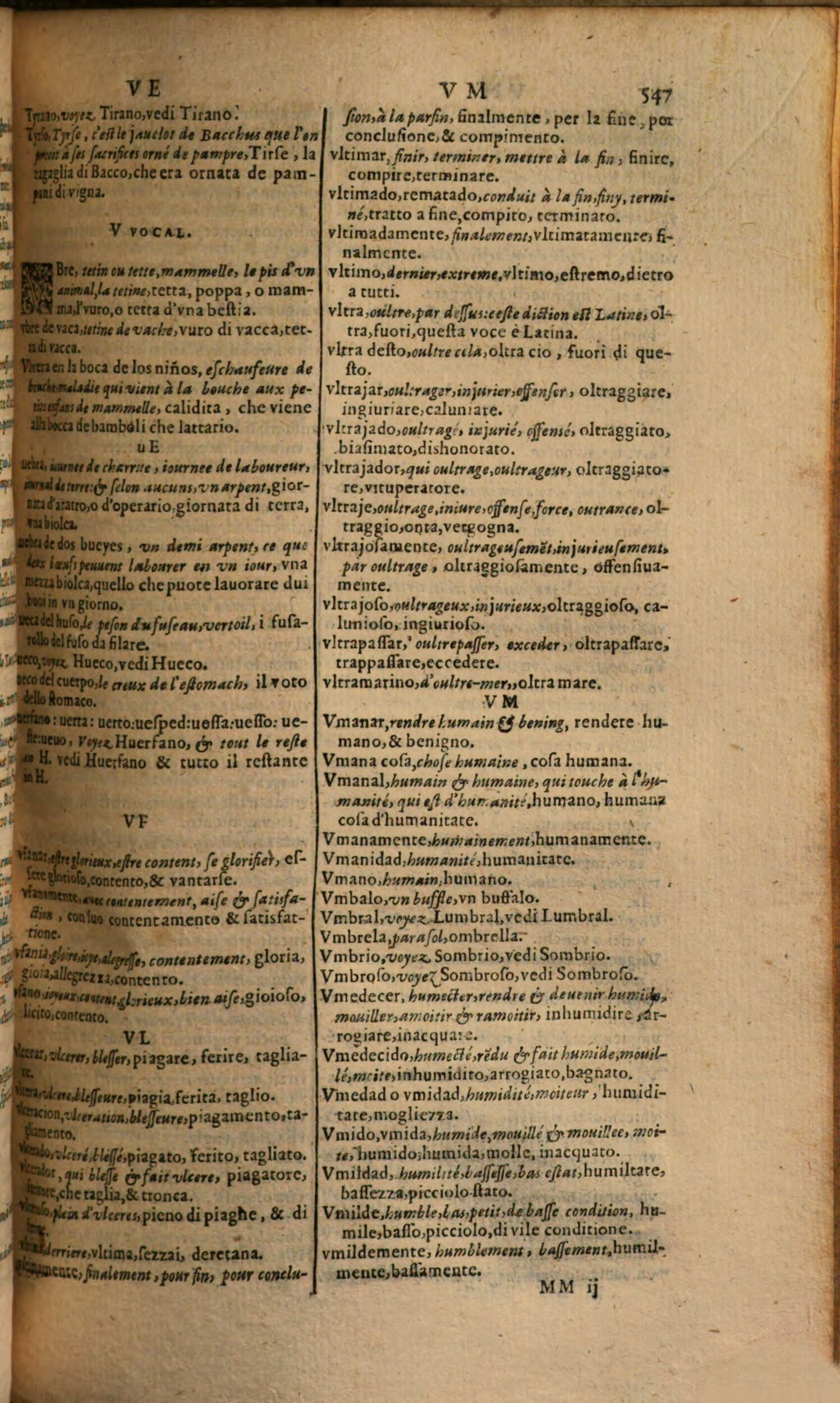 1617 - Samuel Crespin - Trésor des trois langues espagnole, française et italienne (Première partie) - Regensburg 1617 - Samuel Crespin - Trésor des trois langues espagnole, française et italienne (Première partie) - Regensburg