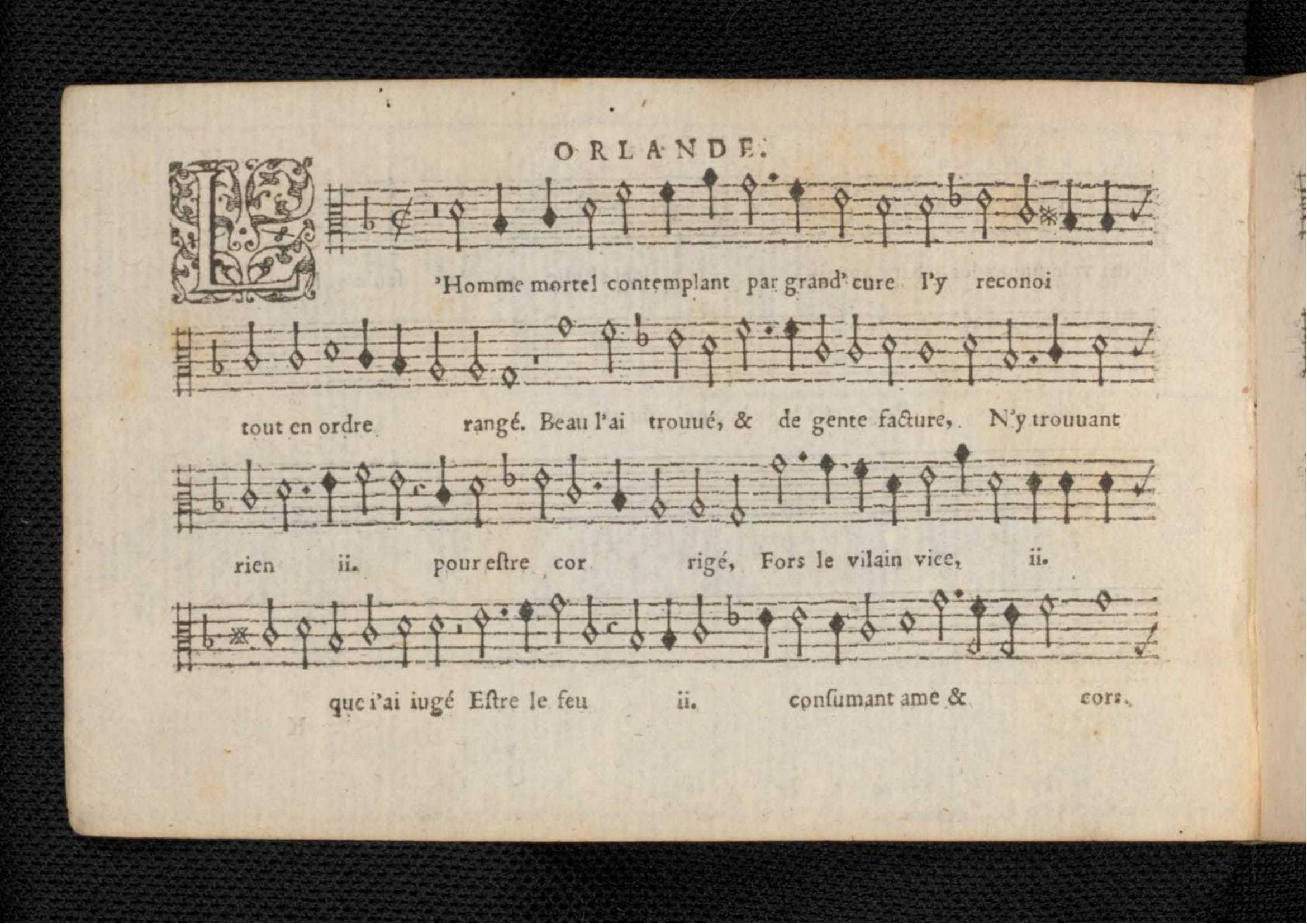 1576 - [Pierre de Saint-André] - Trésor de musique d’Orlande de Lassus Tenor - KBR Bruxelles