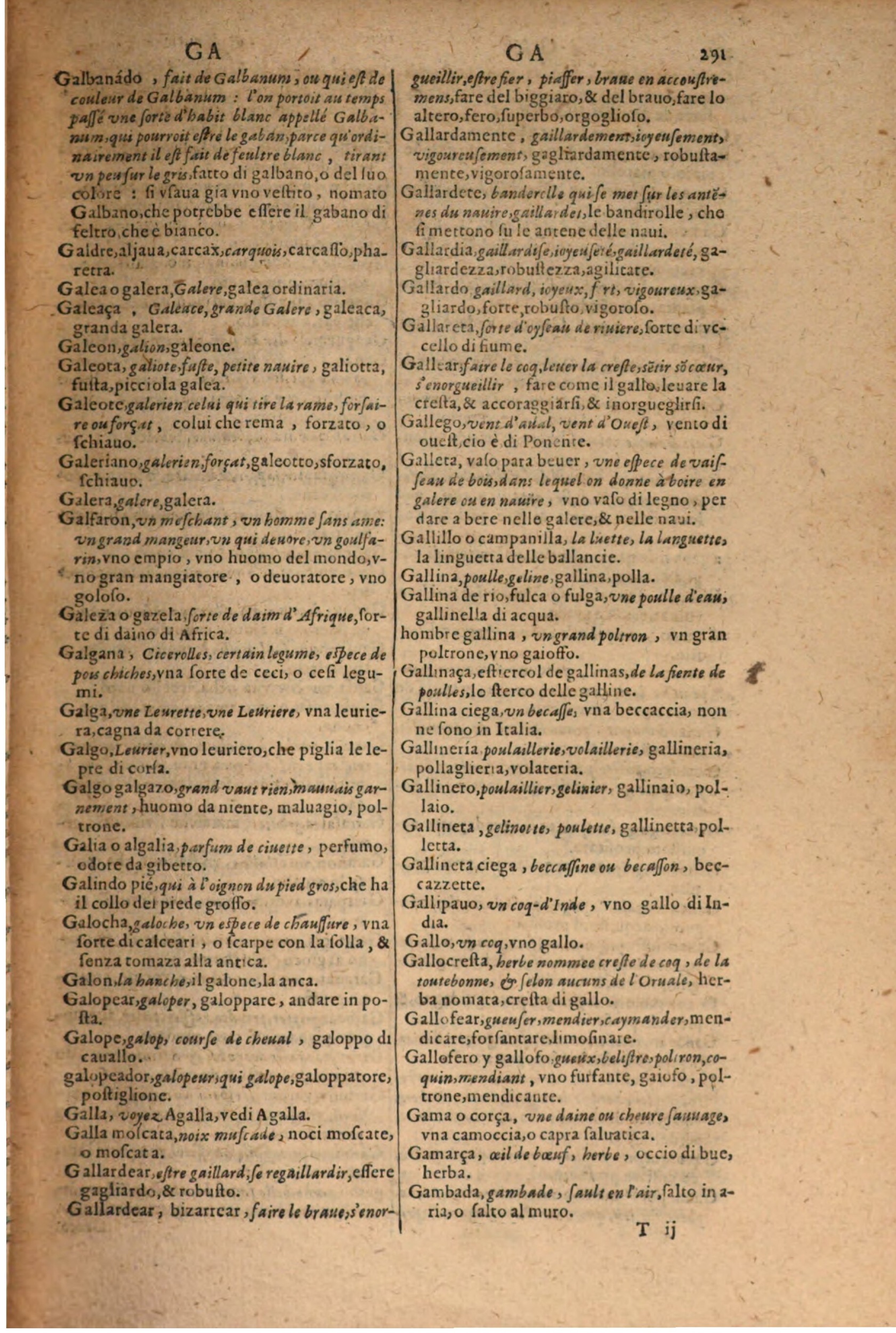 1606 - Samuel Crespin - Thresor des trois langues, francoise, italiene et espagnolle - BSB Munich