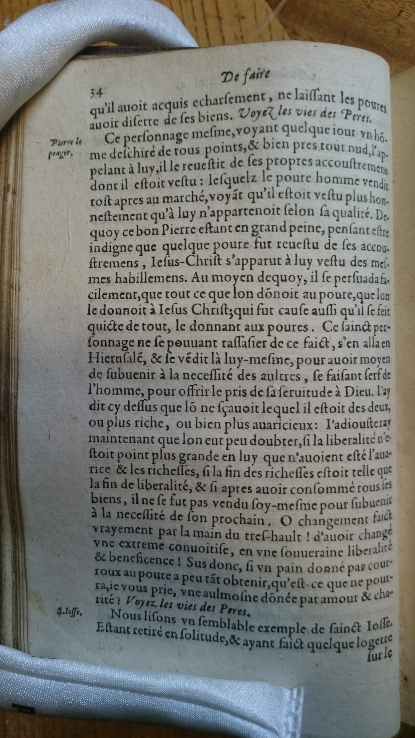 1585 - Jean Bogard - Trésor des faits et dits mémorables des hommes saints et illustres - Douai Quincy