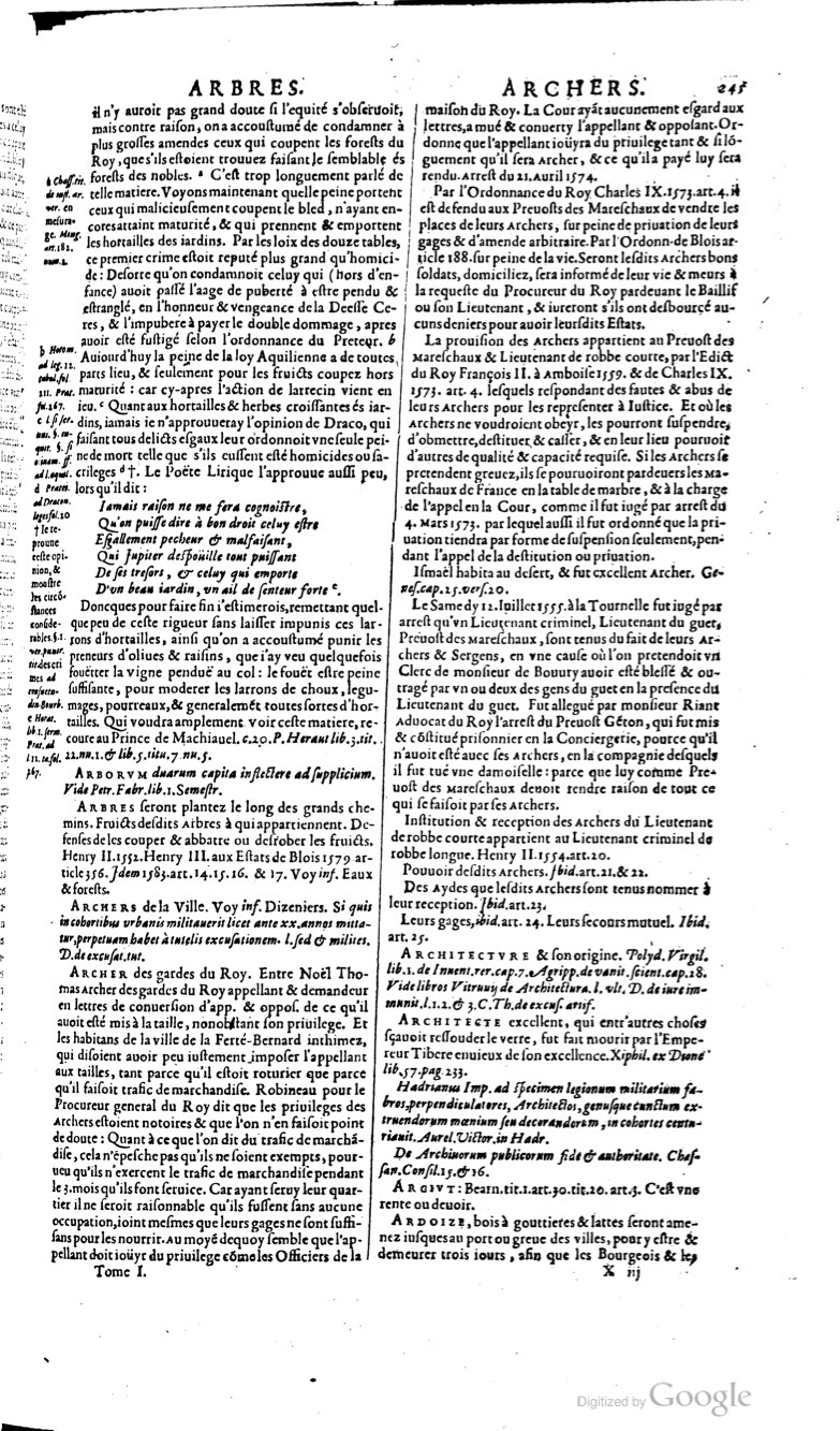 1629 - Veuve Nicolas Buon - Trésor du droit français (29620 T. 1) - BM Lyon