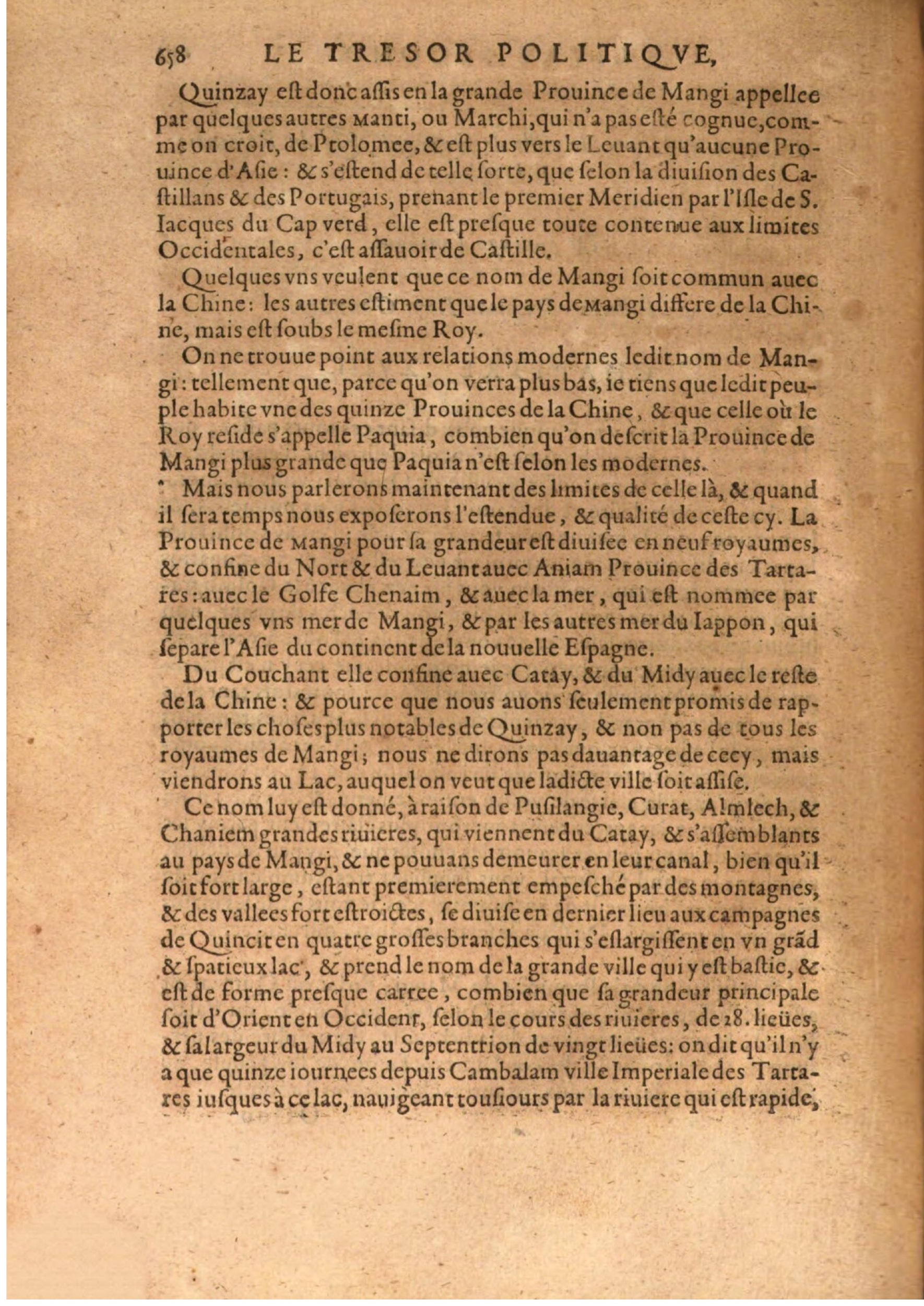 1608 - Nicolas Du Fossé - Trésor politique - BSB Munich