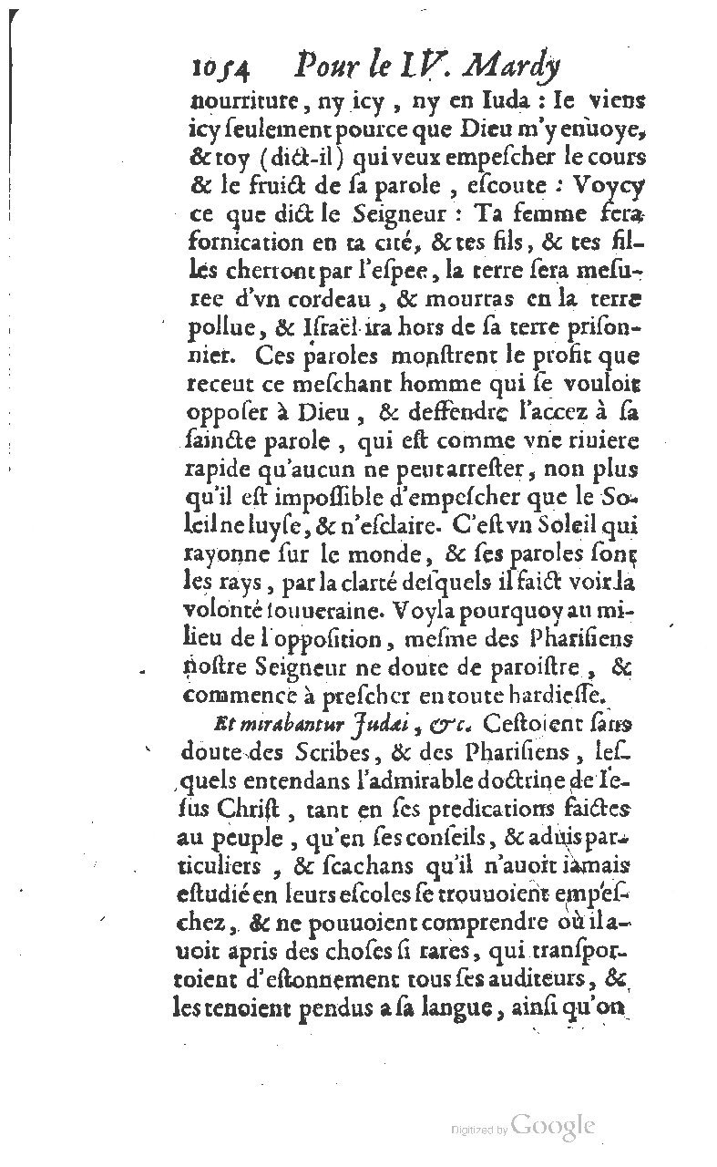 1607 - Nicolas Du Fossé - Trésor quadragésimal - T 01 - BM Lyon