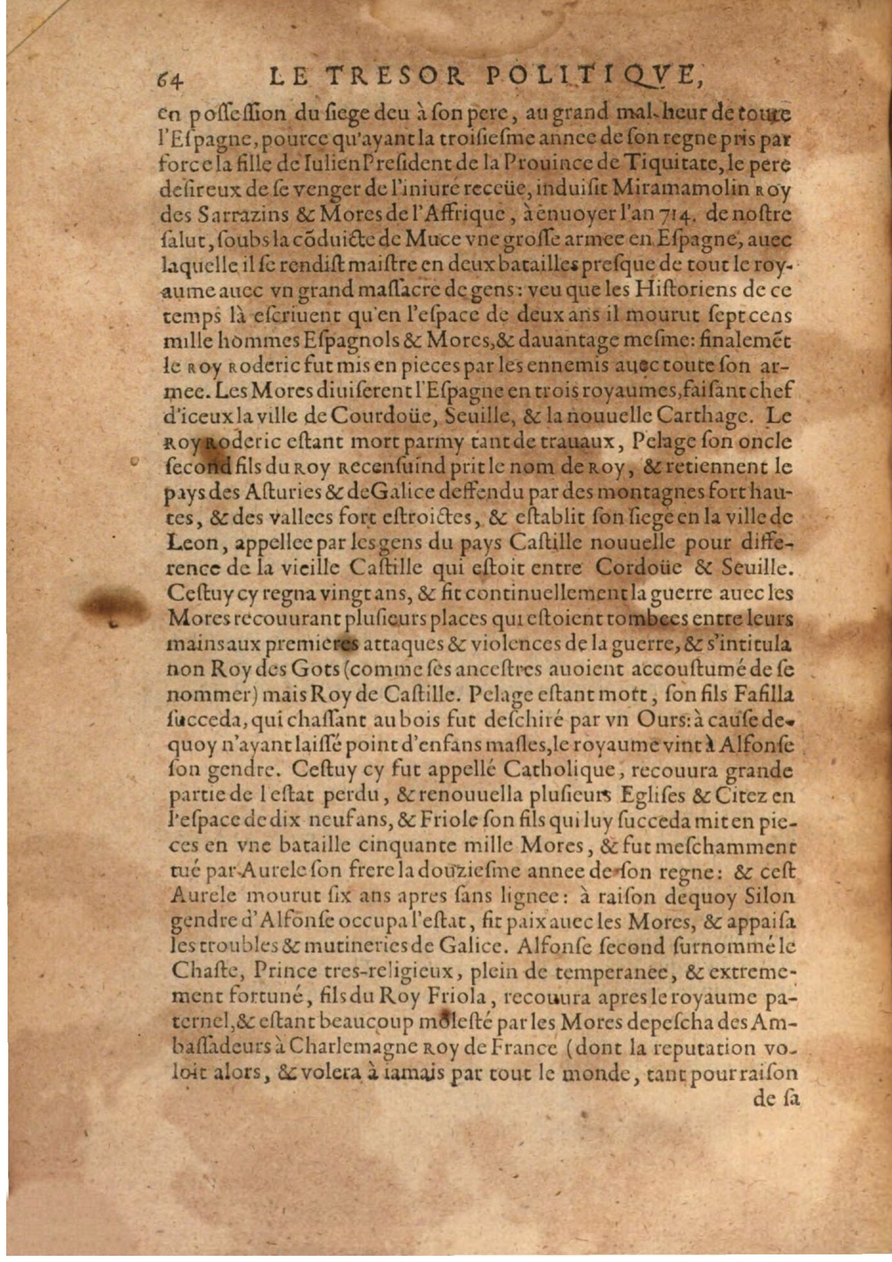 1608 - Nicolas Du Fossé - Trésor politique - BSB Munich