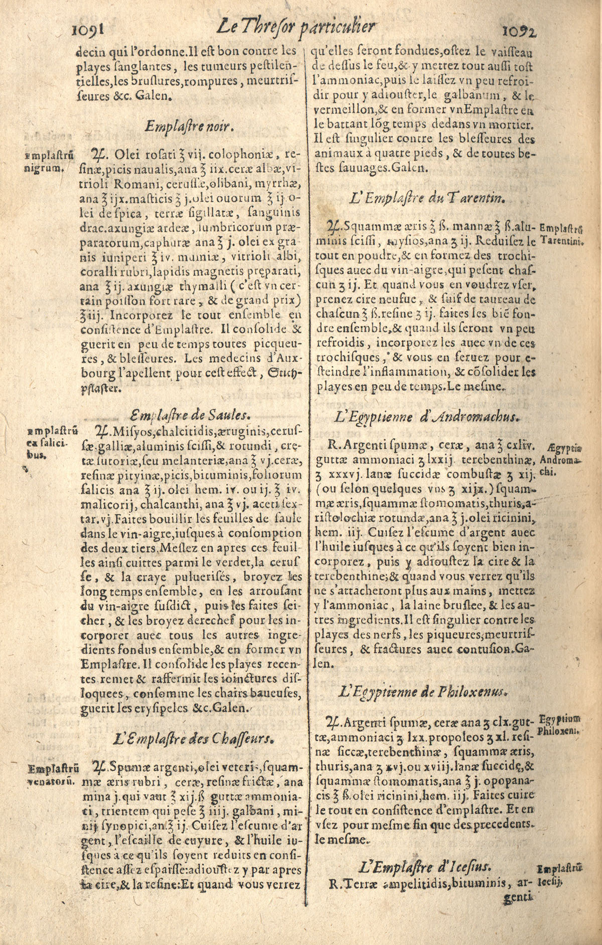 1610 - Étienne Gamonet - Grand Trésor ou dispensaire - CESR Tours