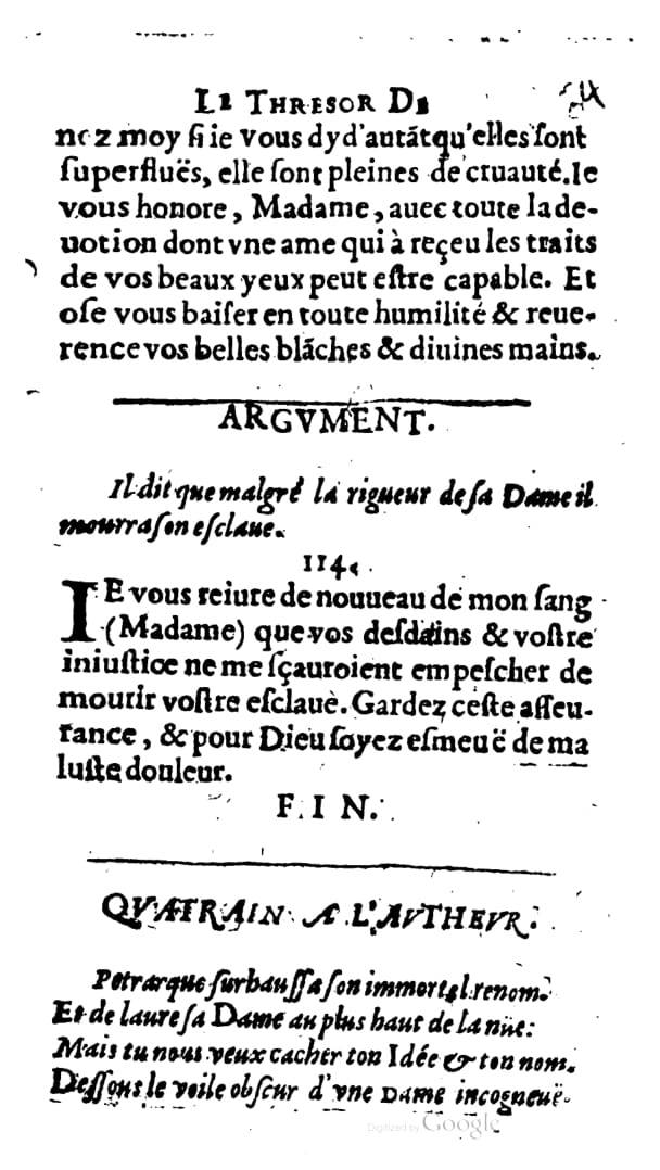 1624 - Nicolas Oudot - Trésor des lettres douces et amoureuses - BNC Florence