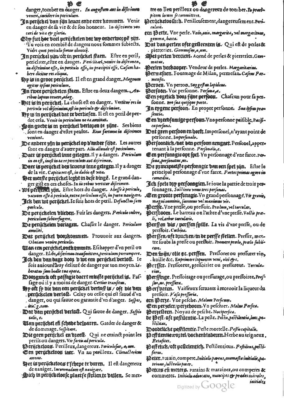1573 - Christophe Plantin - Trésor du langage bas-allemand - BM Lyon 1573 - Christophe Plantin - Trésor du langage bas-allemand - BM Lyon