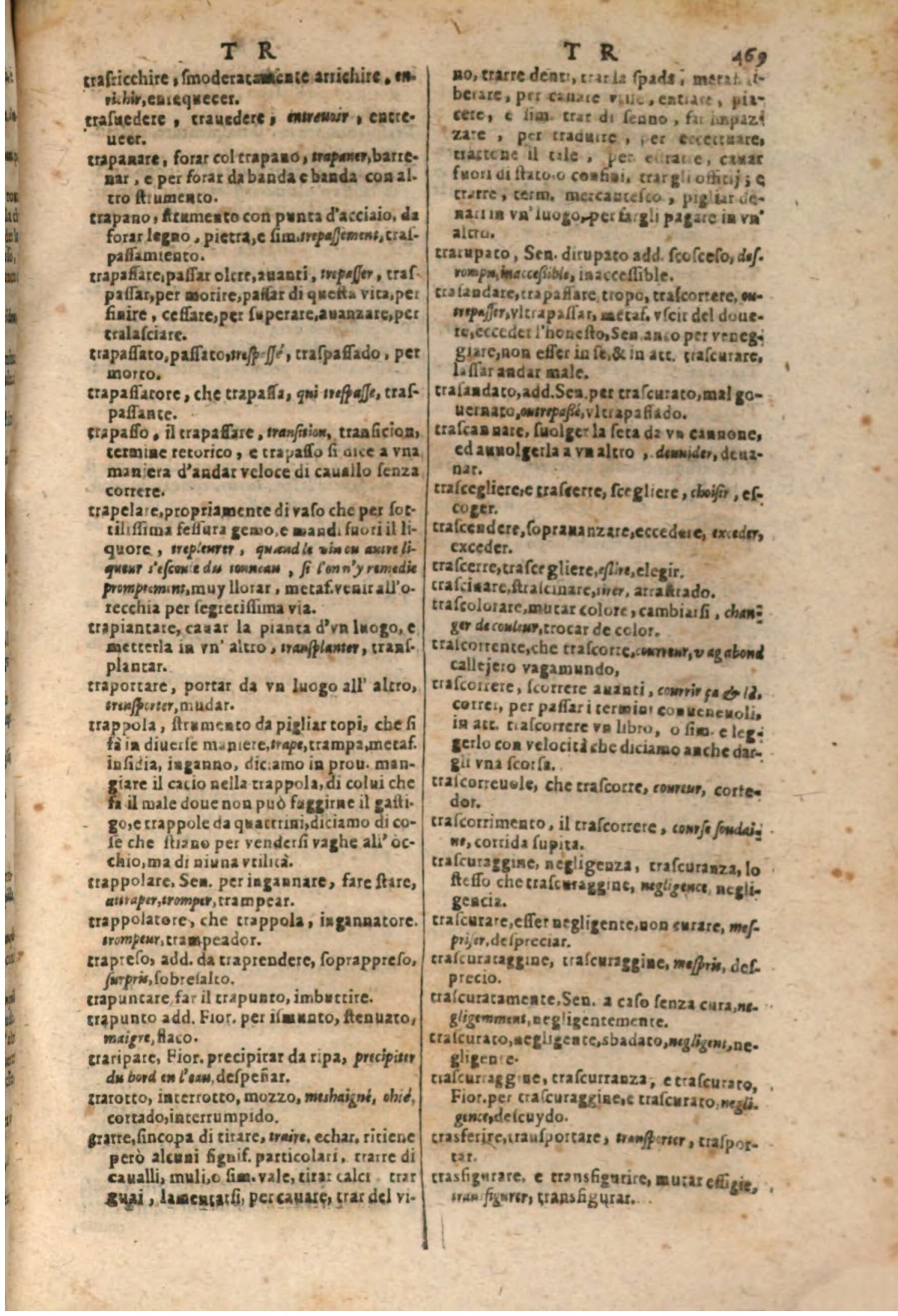 1609 - Philippe Albert et Alexandre Pernet - Trésor des trois langues, francoise, italienne et espagnole (Troisième partie) - BSB Munich