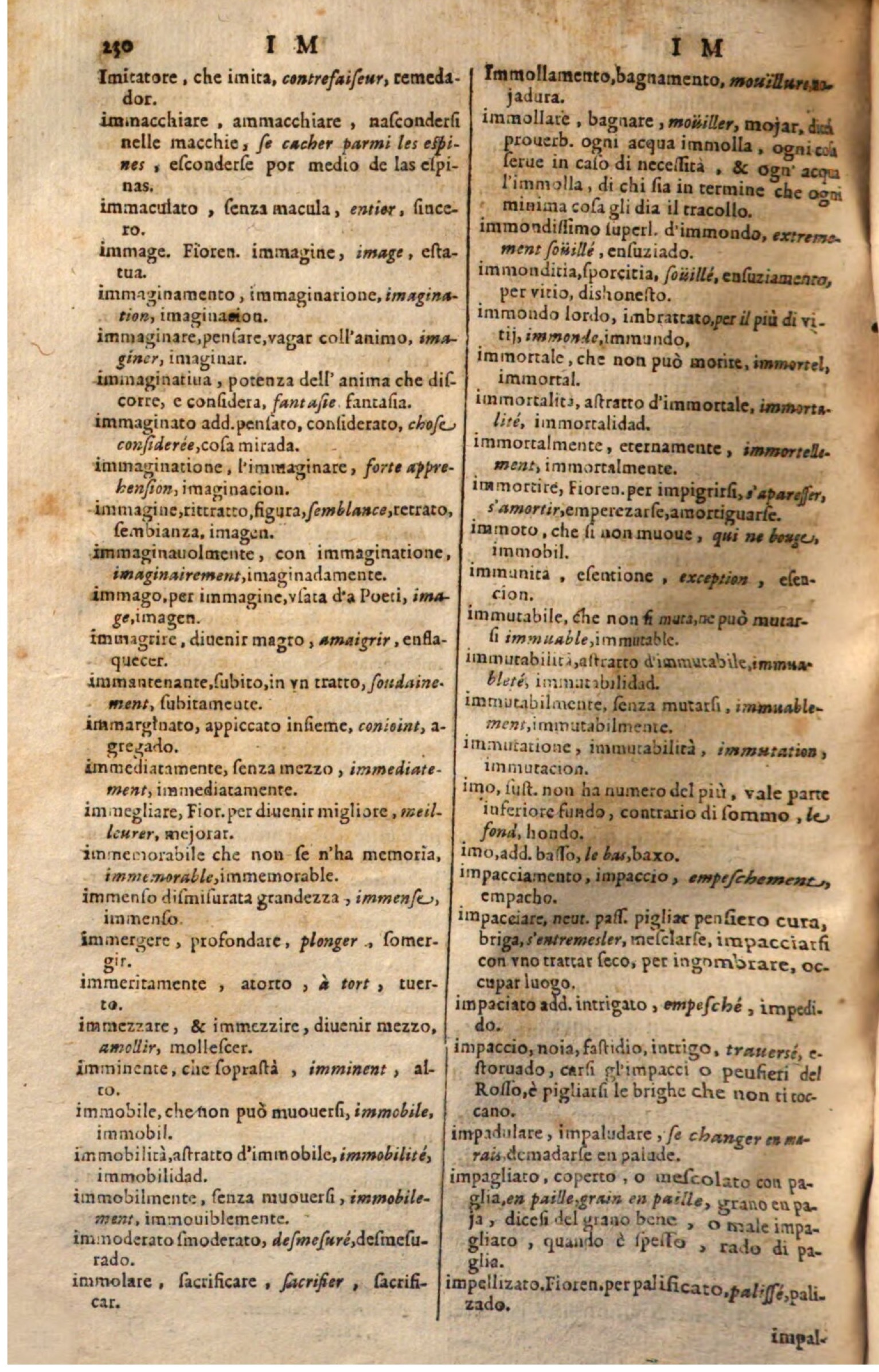 1644 - Jacques Crespin - Trésor des trois langues - Passau 1644 - Jacques Crespin - Trésor des trois langues - Passau