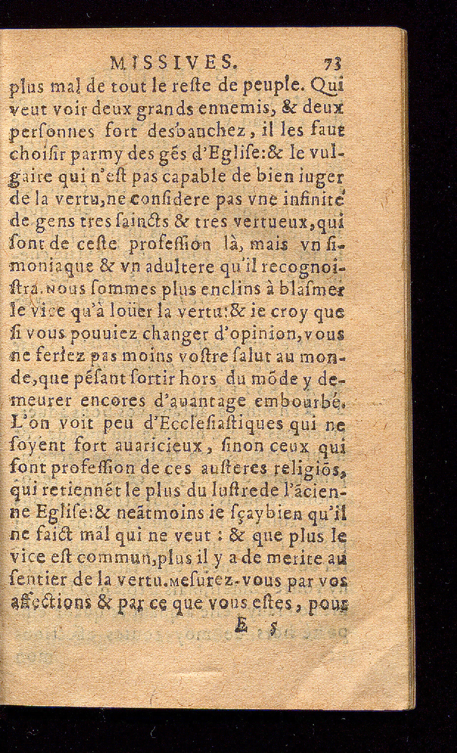 1614 - Barthélemy Vincent - Élite et Trésor des lettres missives - Bâle