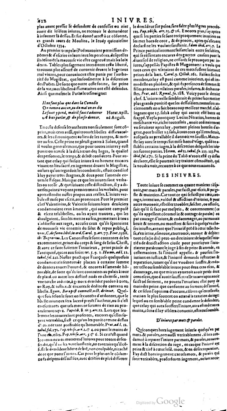 1629 - Veuve Nicolas Buon - Trésor du droit français (29620 T. 2) - BM Lyon