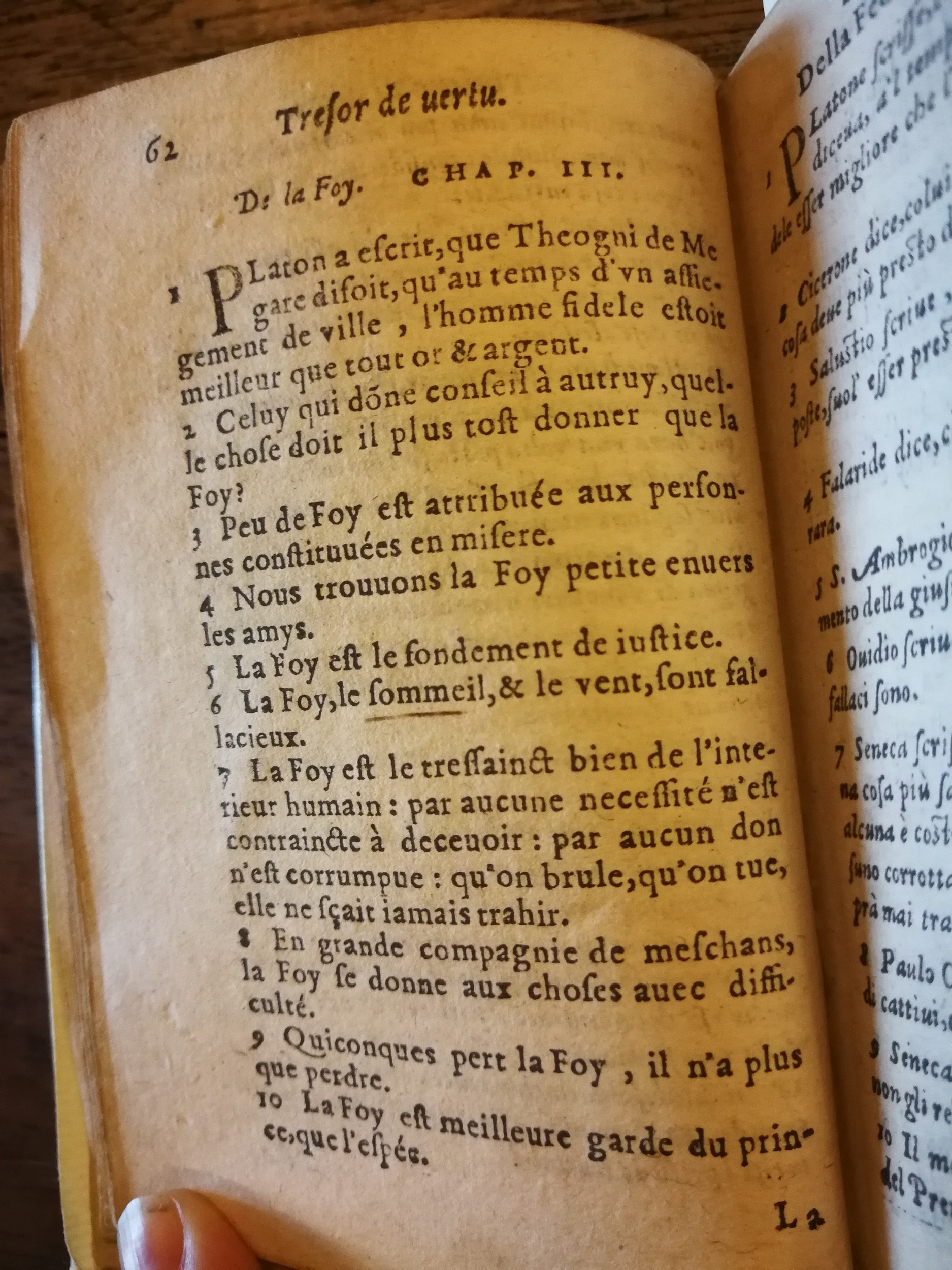 1576 - Benoît Rigaud - Trésor de vertu - BNC Florence