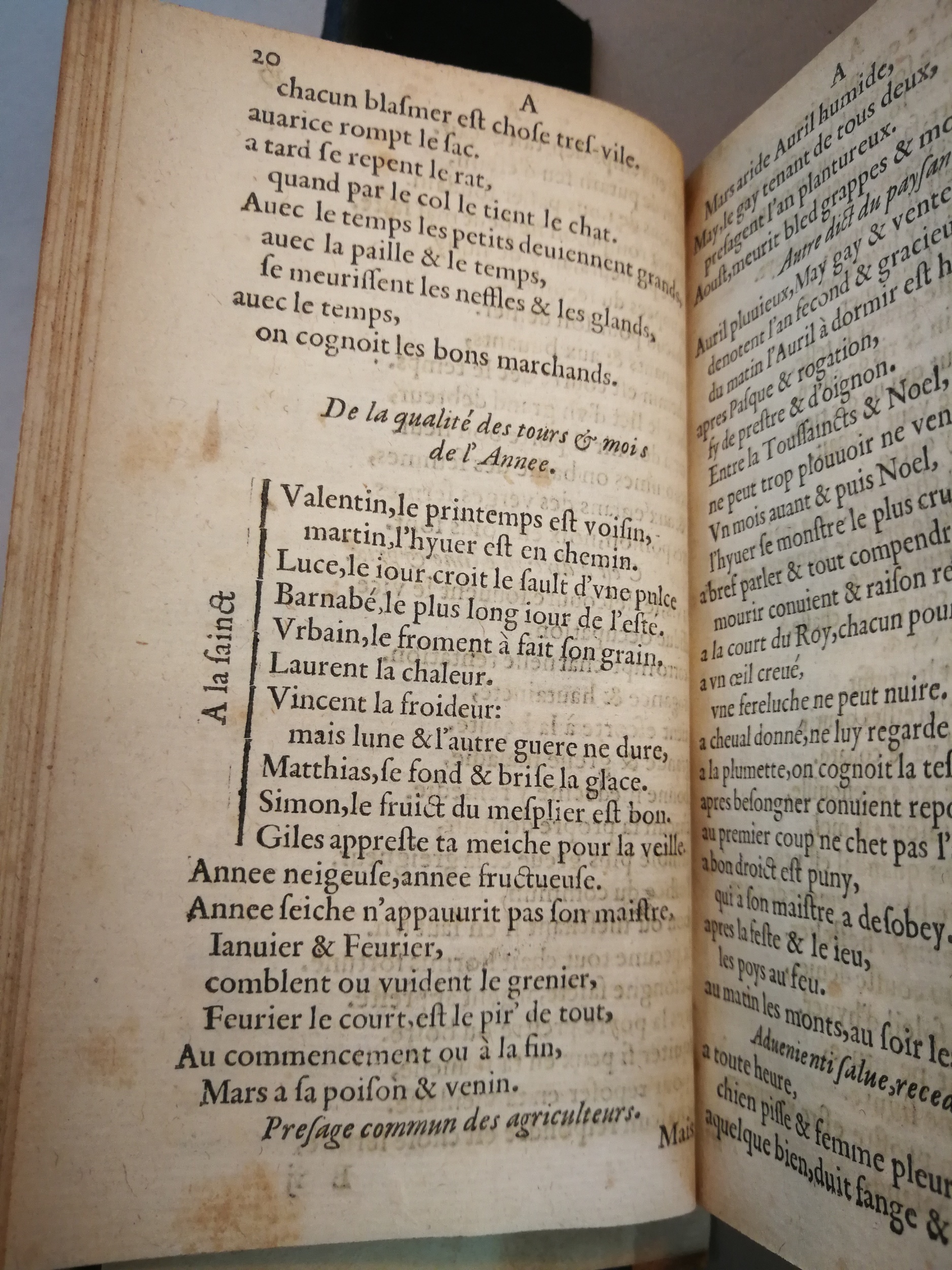 1617 - François Lefebvre - Trésor de sentences dorées et argentées - BM Marseille