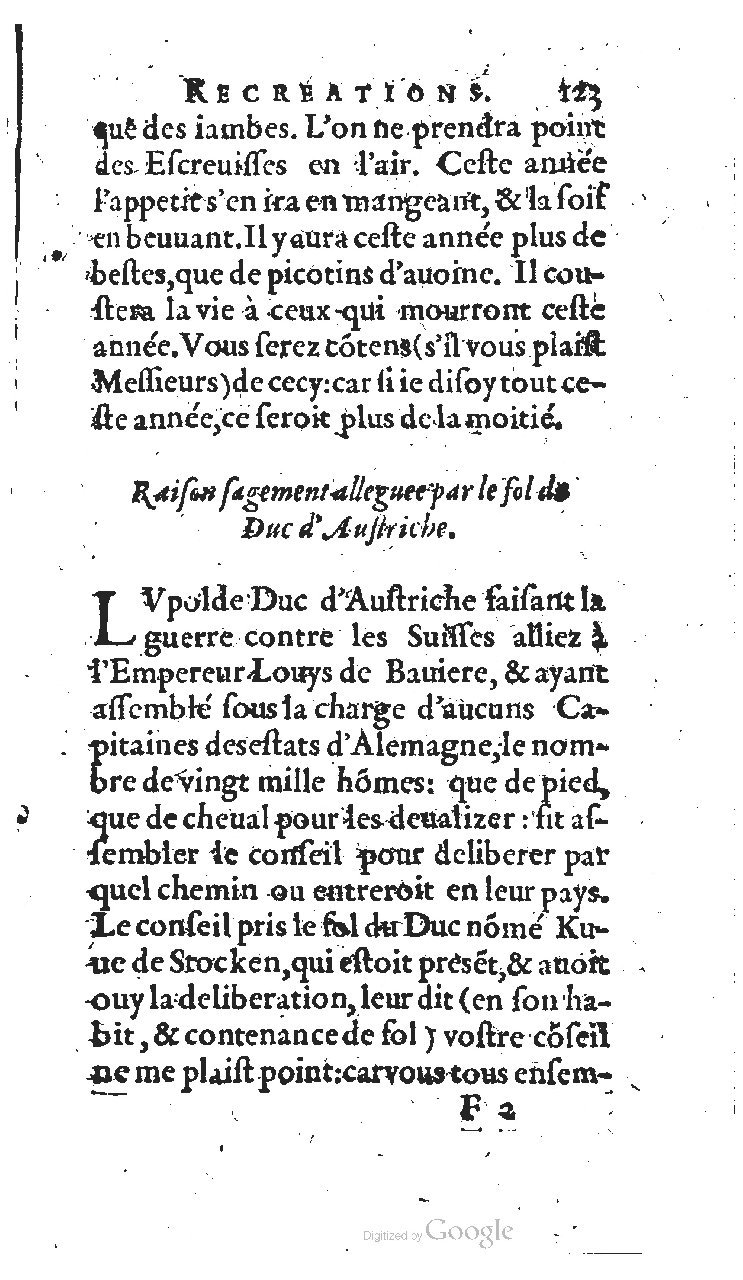 1627 - Jean Delamare - Trésor des récréations - BSB Munich