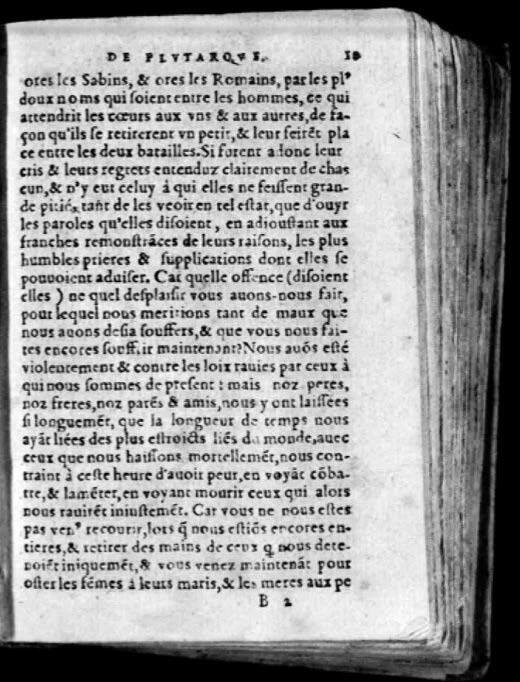 1574 - Benoît Rigaud - Trésor des vies de Plutarque - Avignon