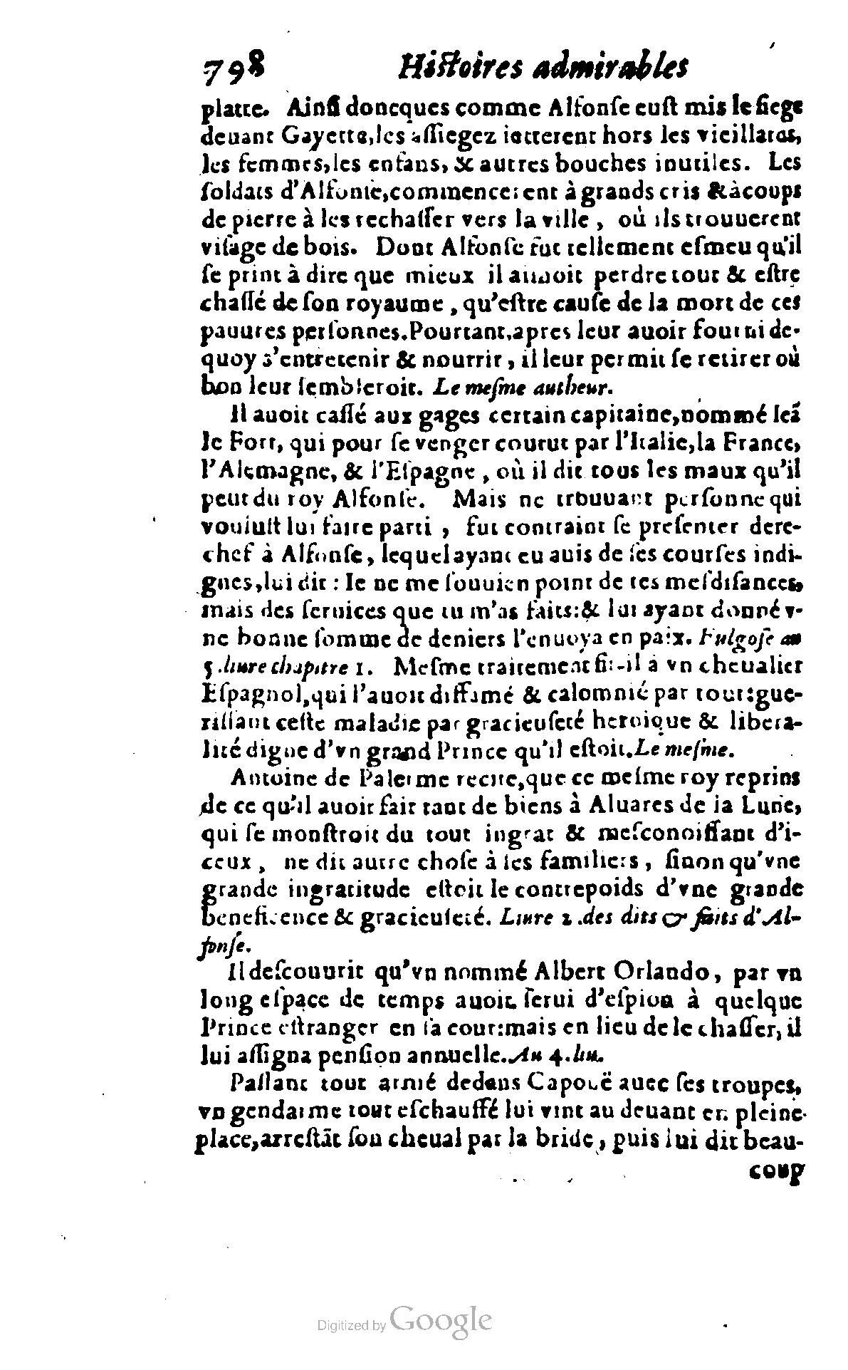 1620 - Samuel Crespin - Trésor d’histoires admirables et mémorables - BCU Lausanne