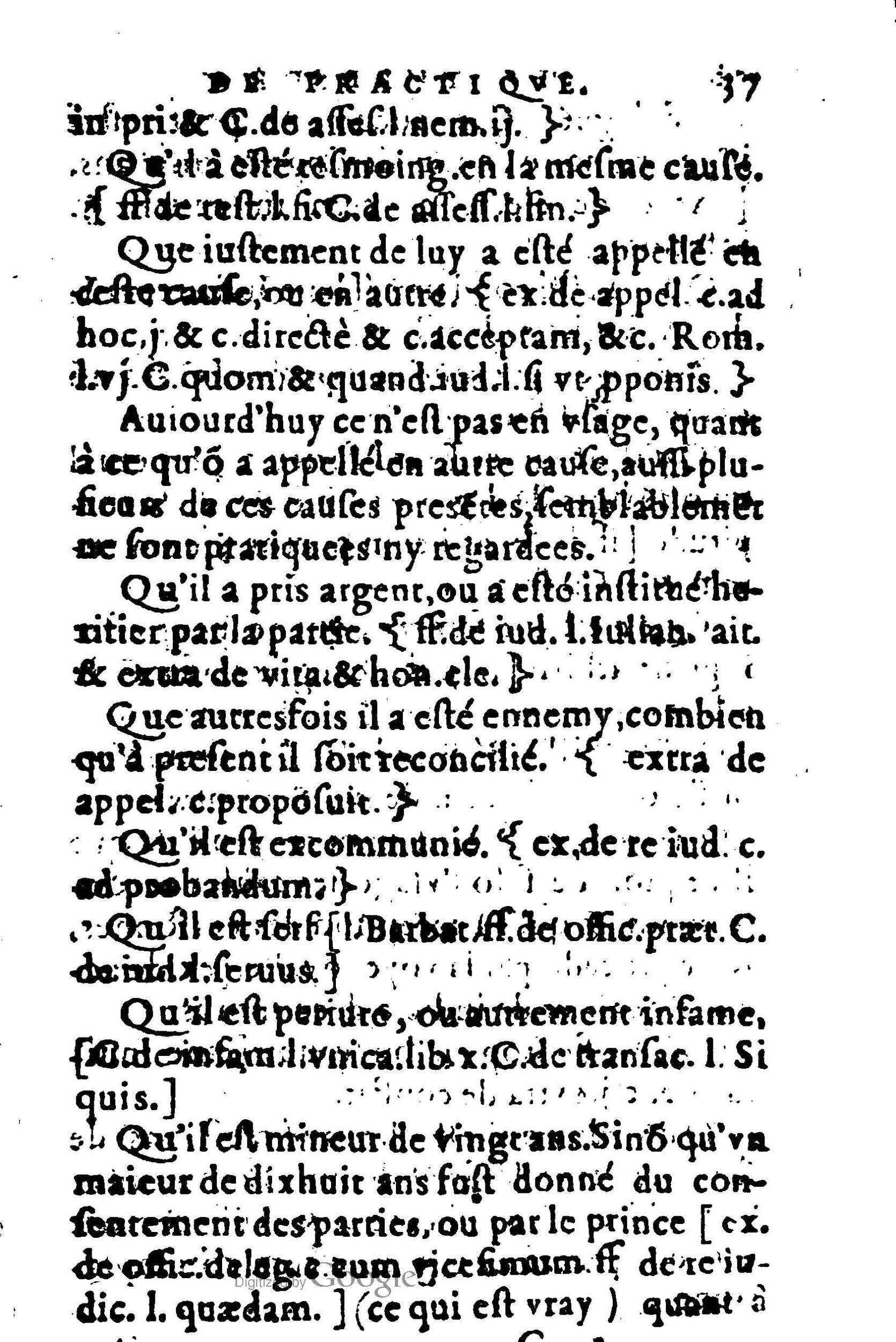 1605 - Pierre Rigaud - Trésor de pratique pour les juges - BM Lyon 1605 - Pierre Rigaud - Trésor de pratique pour les juges - BM Lyon