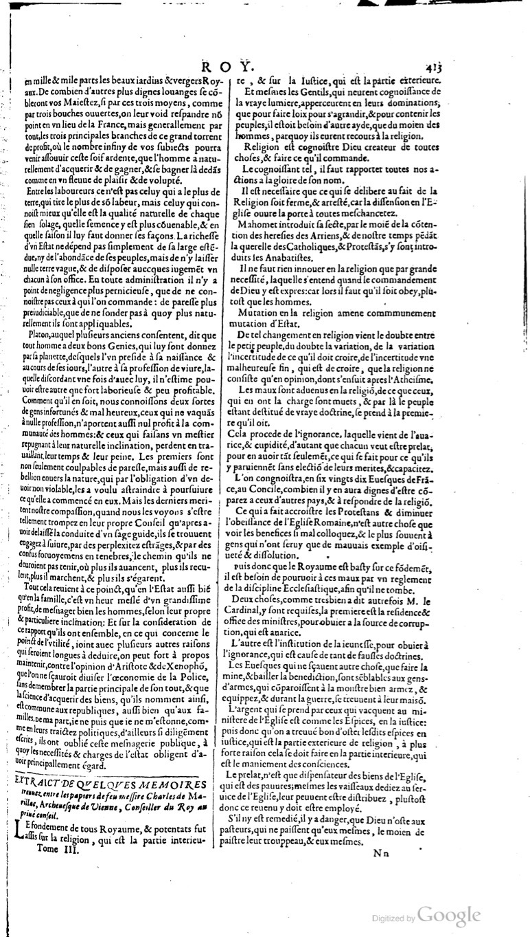 1629 - Veuve Nicolas Buon - Trésor du droit français (21754 T. 3) - BM Lyon